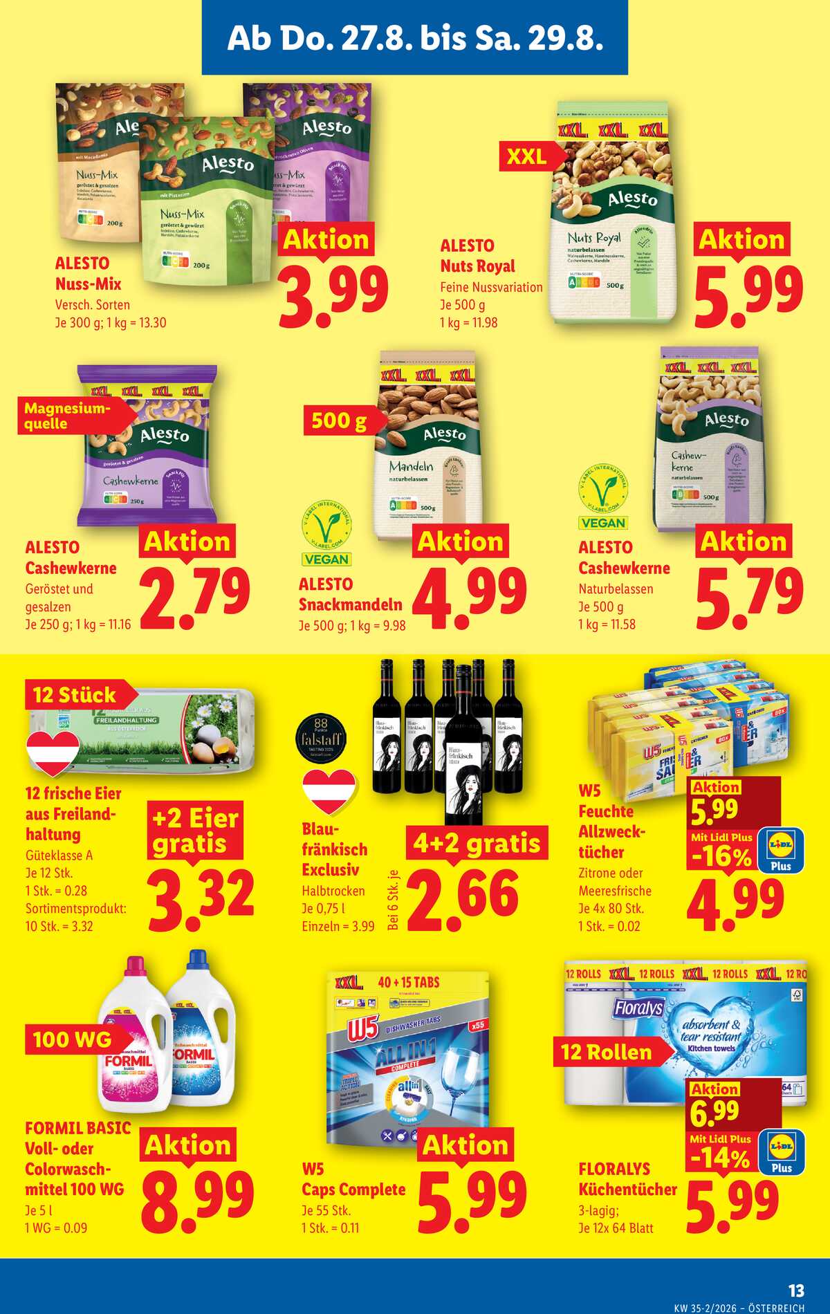Leták Lidl Rakousko 27.8.-2.9.2026 strana 15