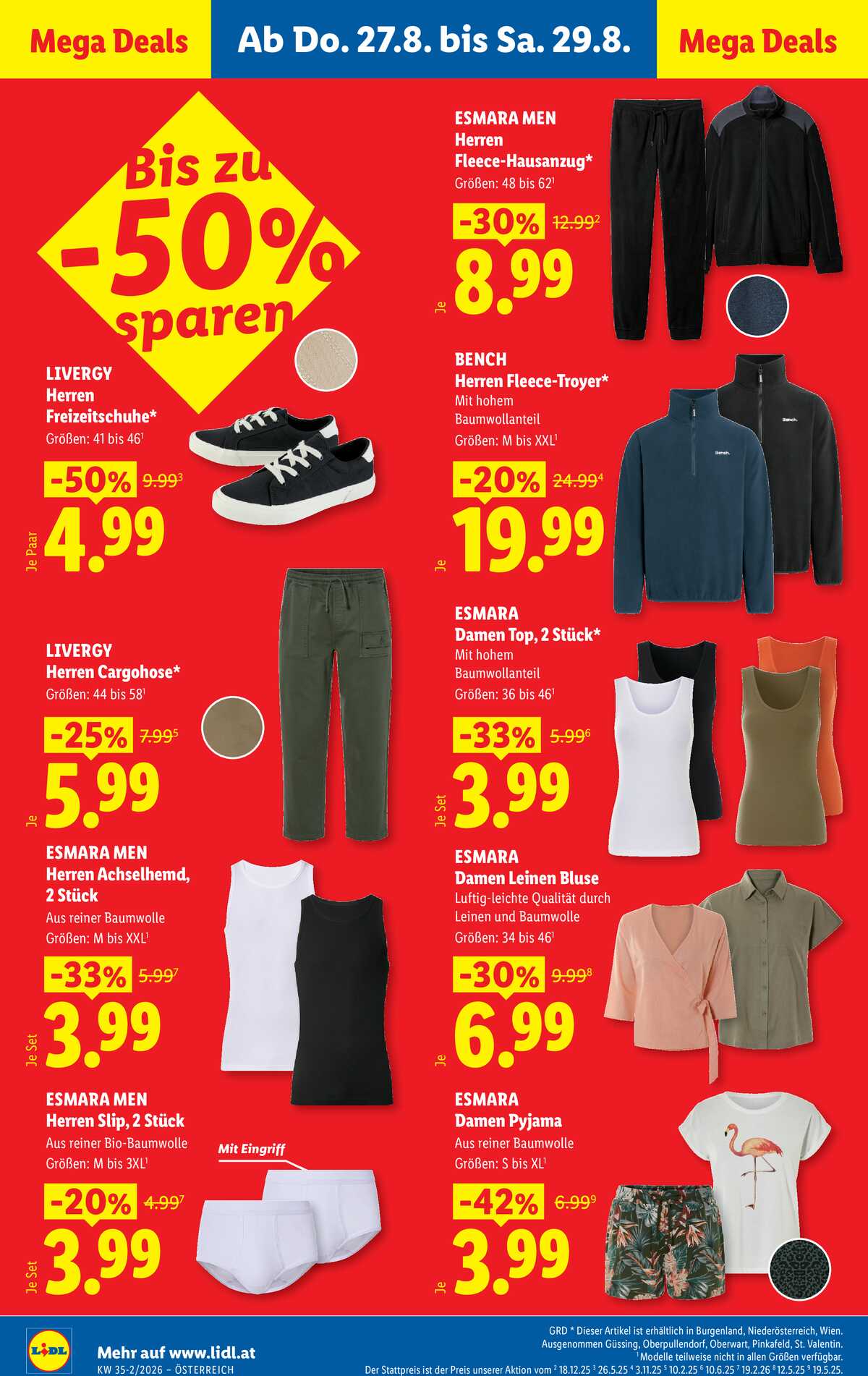 Leták Lidl Rakousko 27.8.-2.9.2026 strana 18