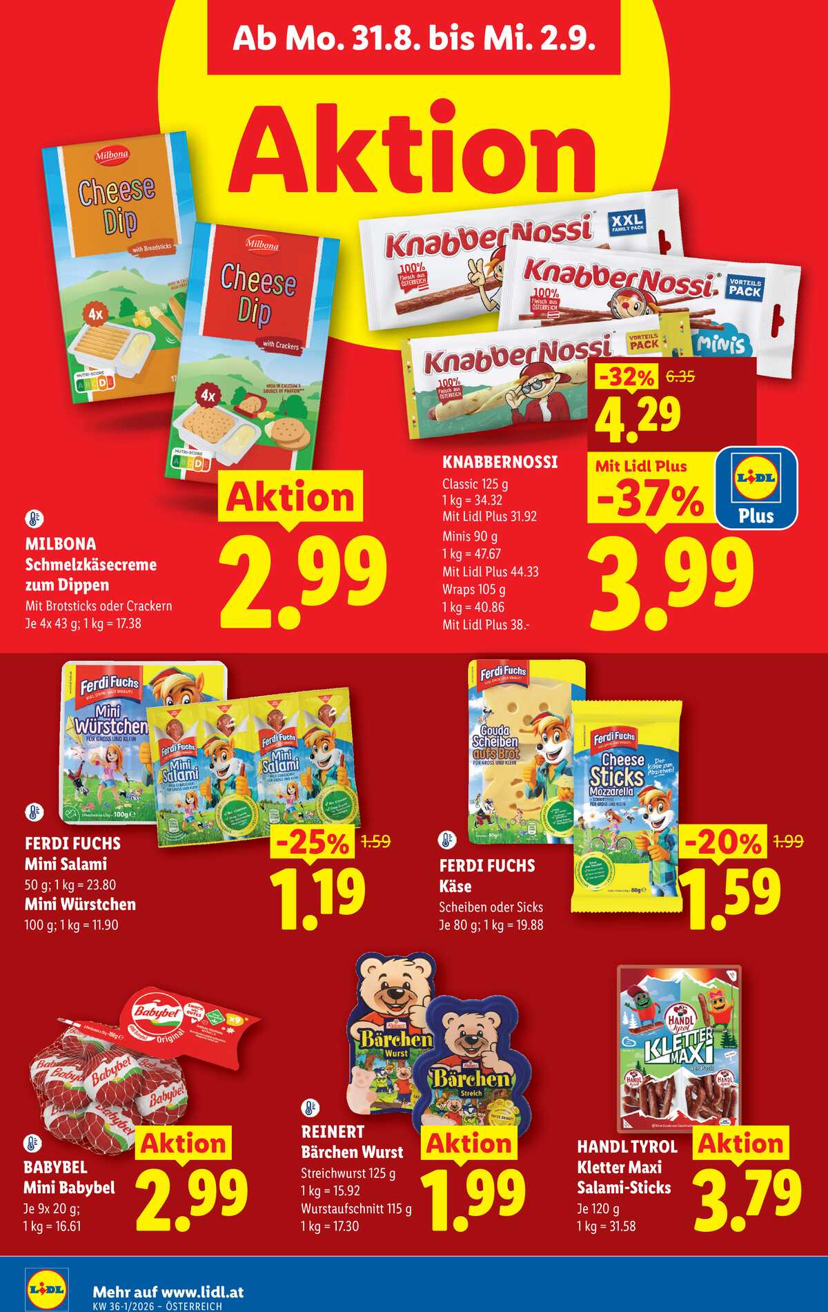 Leták Lidl Rakousko 27.8.-2.9.2026 strana 43