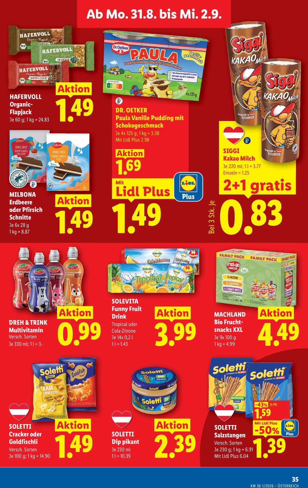 Leták Lidl Rakousko 27.8.-2.9.2026 strana 44