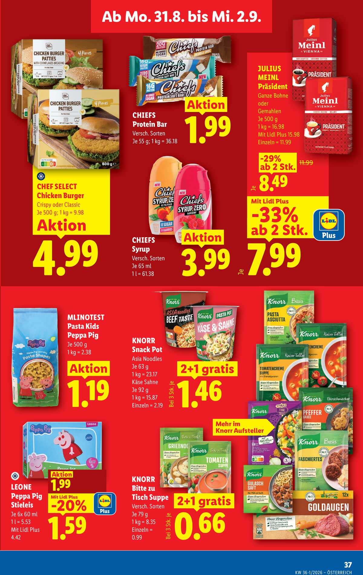 Leták Lidl Rakousko 27.8.-2.9.2026 strana 46