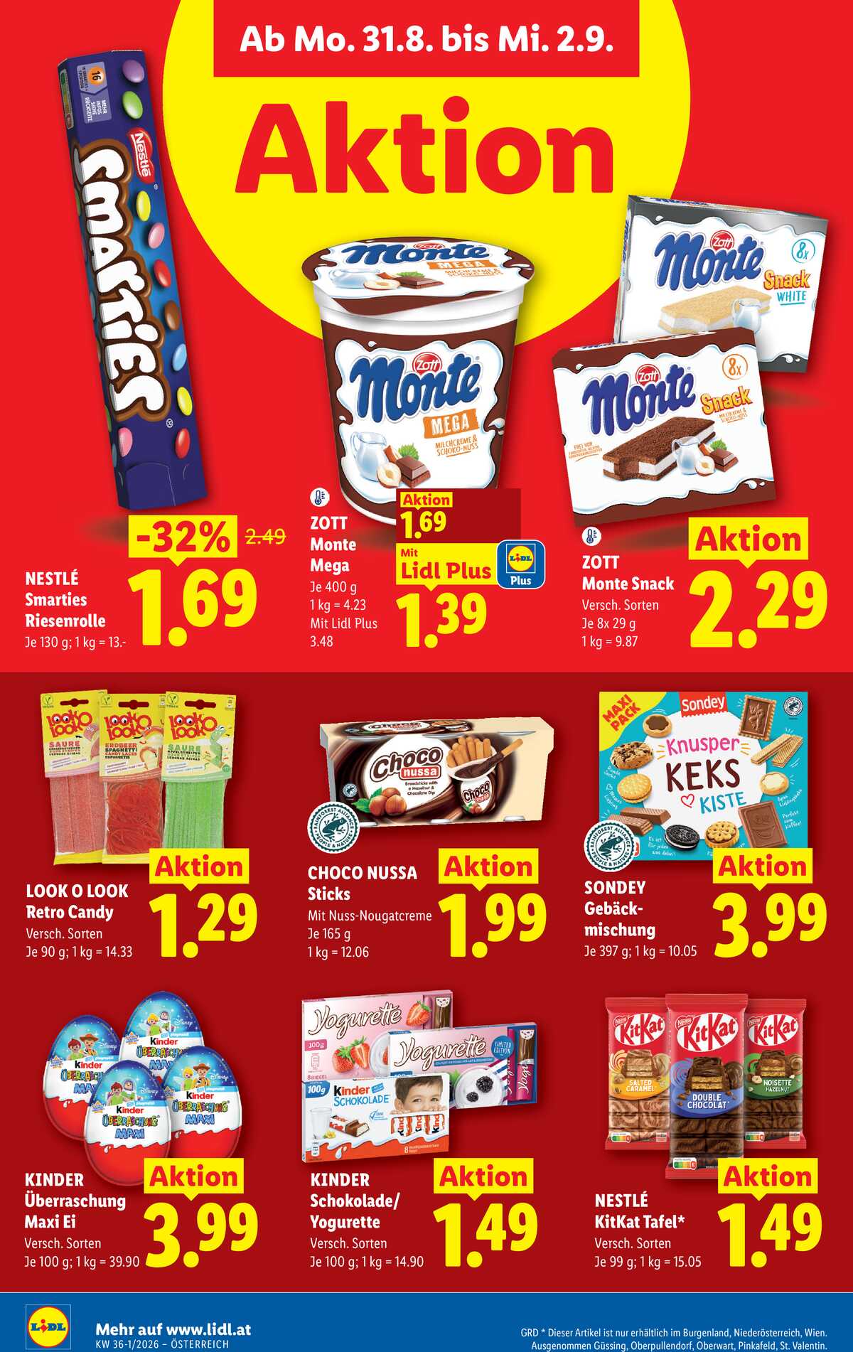 Leták Lidl Rakousko 27.8.-2.9.2026 strana 47