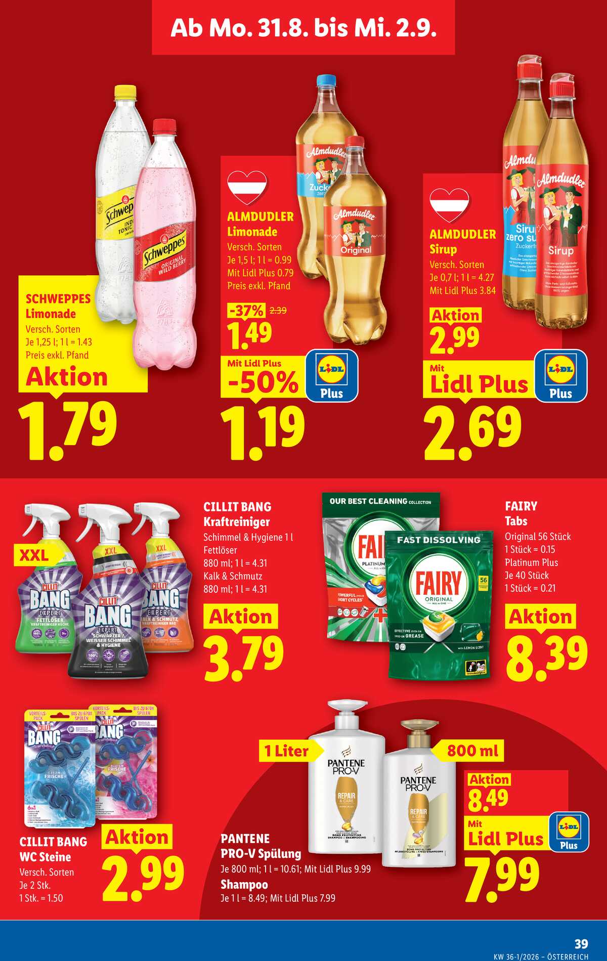Leták Lidl Rakousko 27.8.-2.9.2026 strana 48