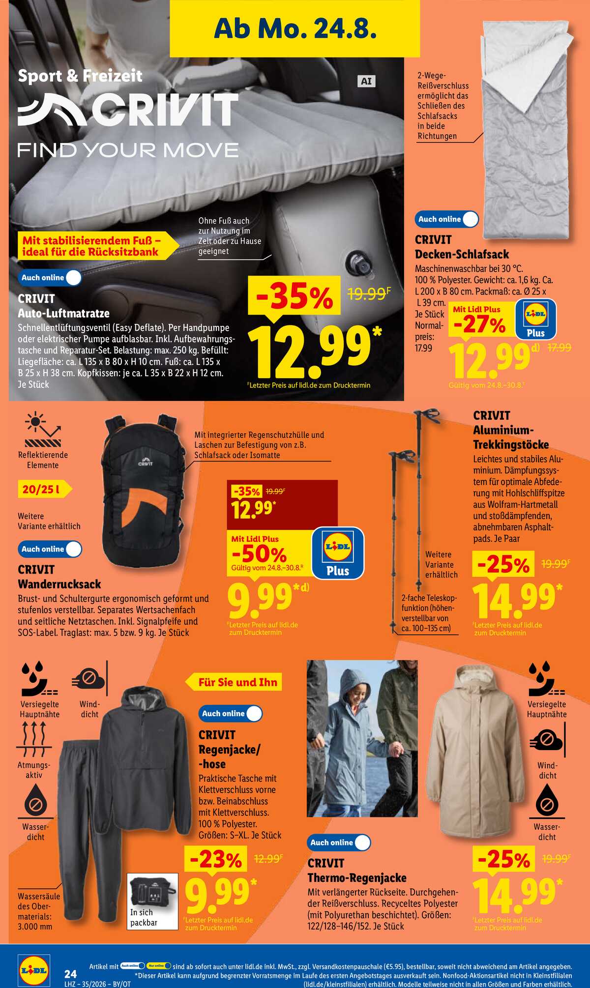 Leták Lidl Německo 24.8.-29.8.2026 strana 46