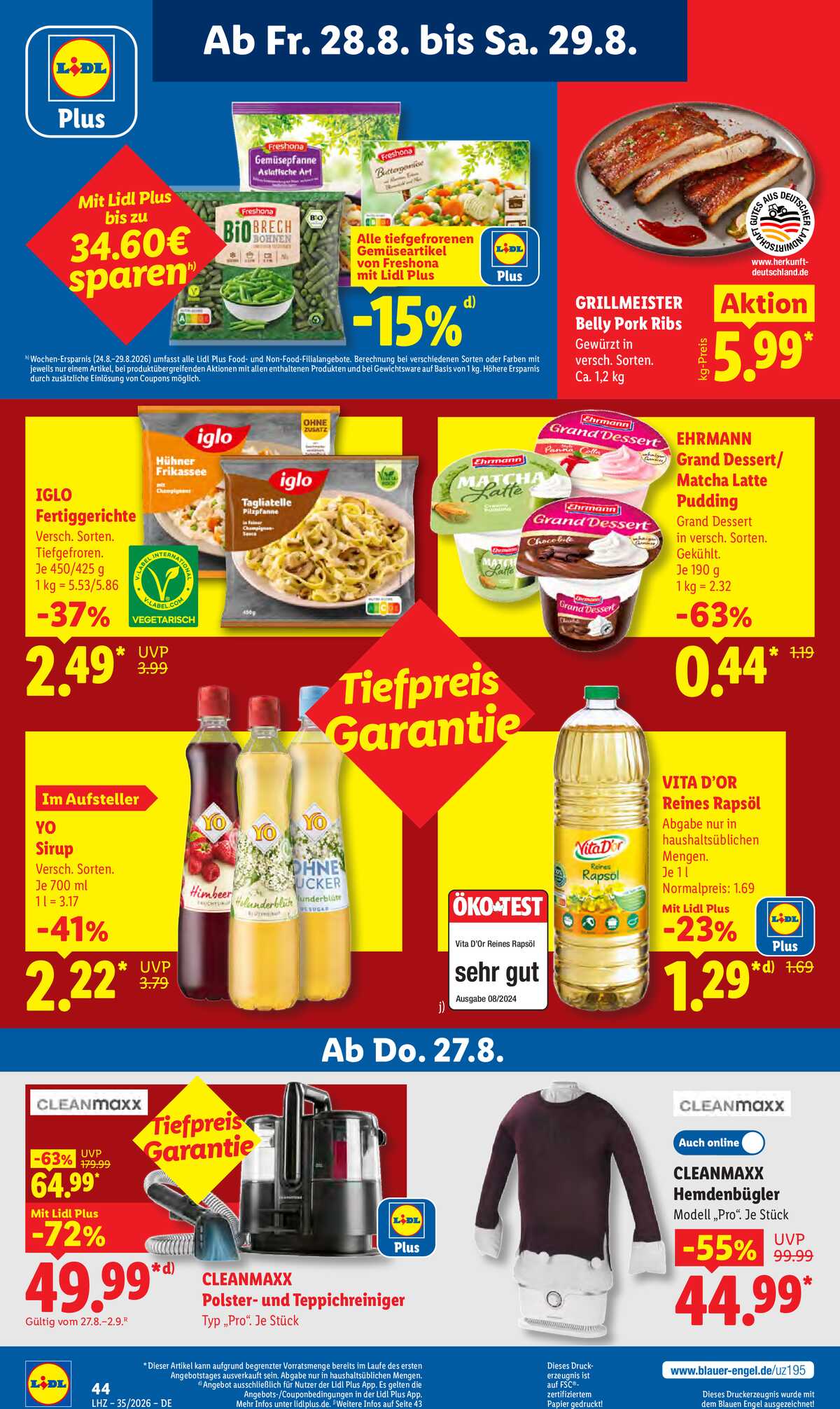 Leták Lidl Německo 24.8.-29.8.2026 strana 70
