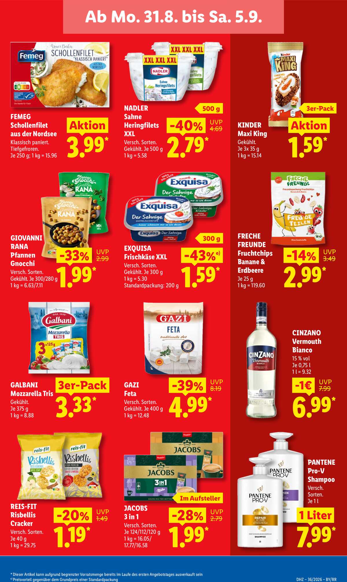 Leták Lidl Německo 31.8.-5.9.2026 strana 19