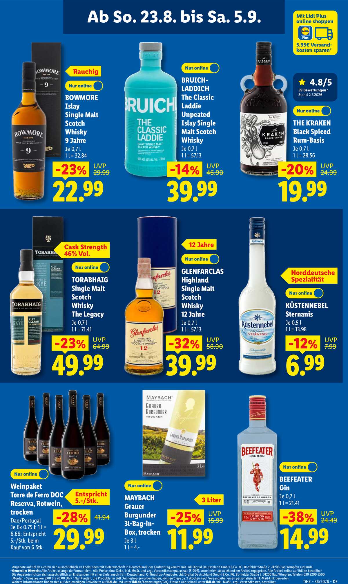 Leták Lidl Německo 31.8.-5.9.2026 strana 25