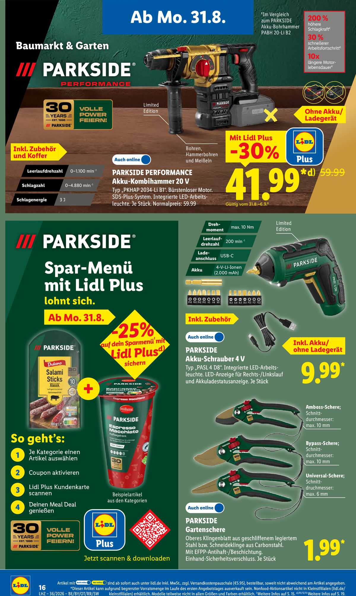 Leták Lidl Německo 31.8.-5.9.2026 strana 32