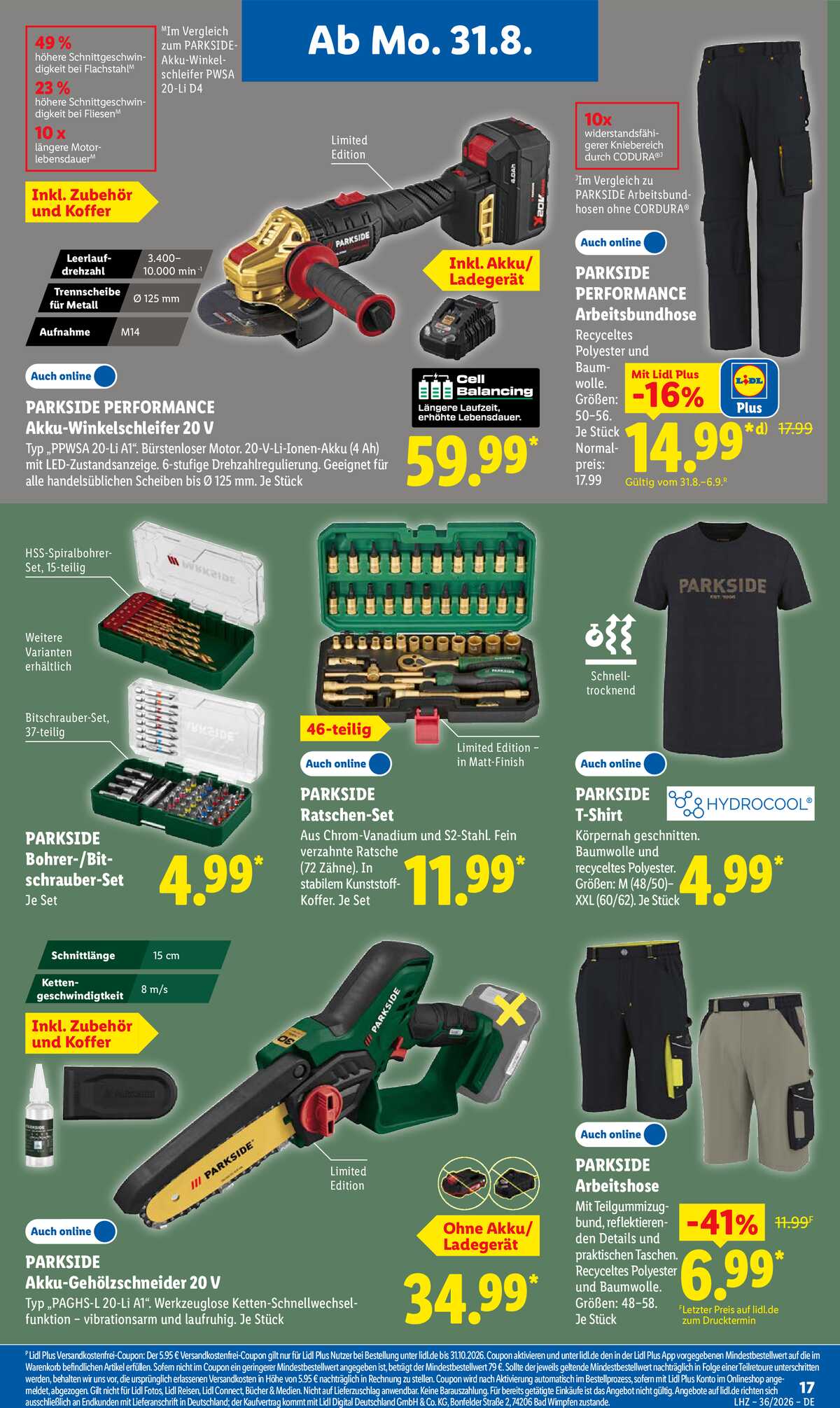 Leták Lidl Německo 31.8.-5.9.2026 strana 33