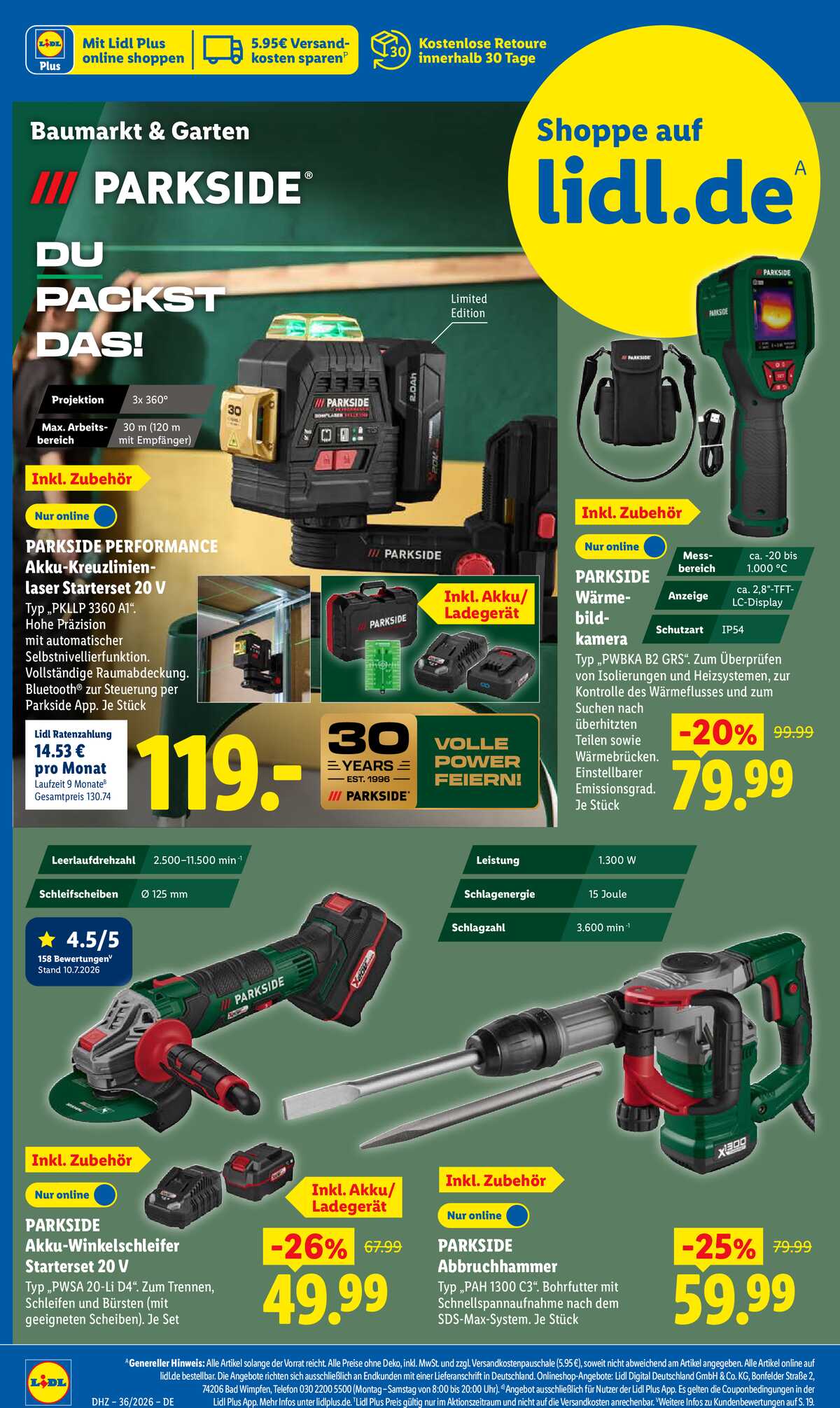 Leták Lidl Německo 31.8.-5.9.2026 strana 40