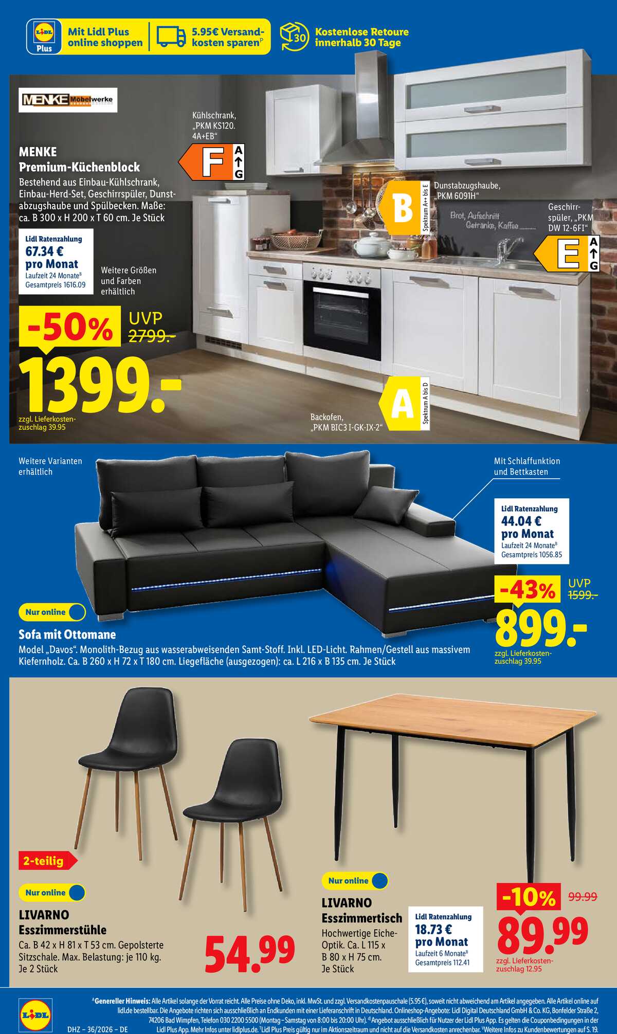 Leták Lidl Německo 31.8.-5.9.2026 strana 52