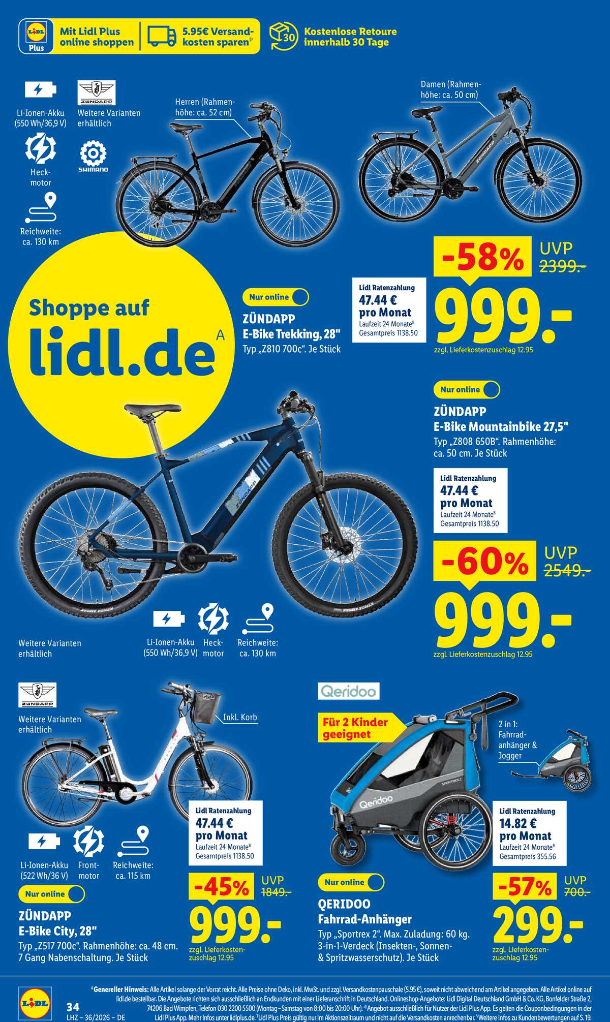 Leták Lidl Německo 31.8.-5.9.2026 strana 54