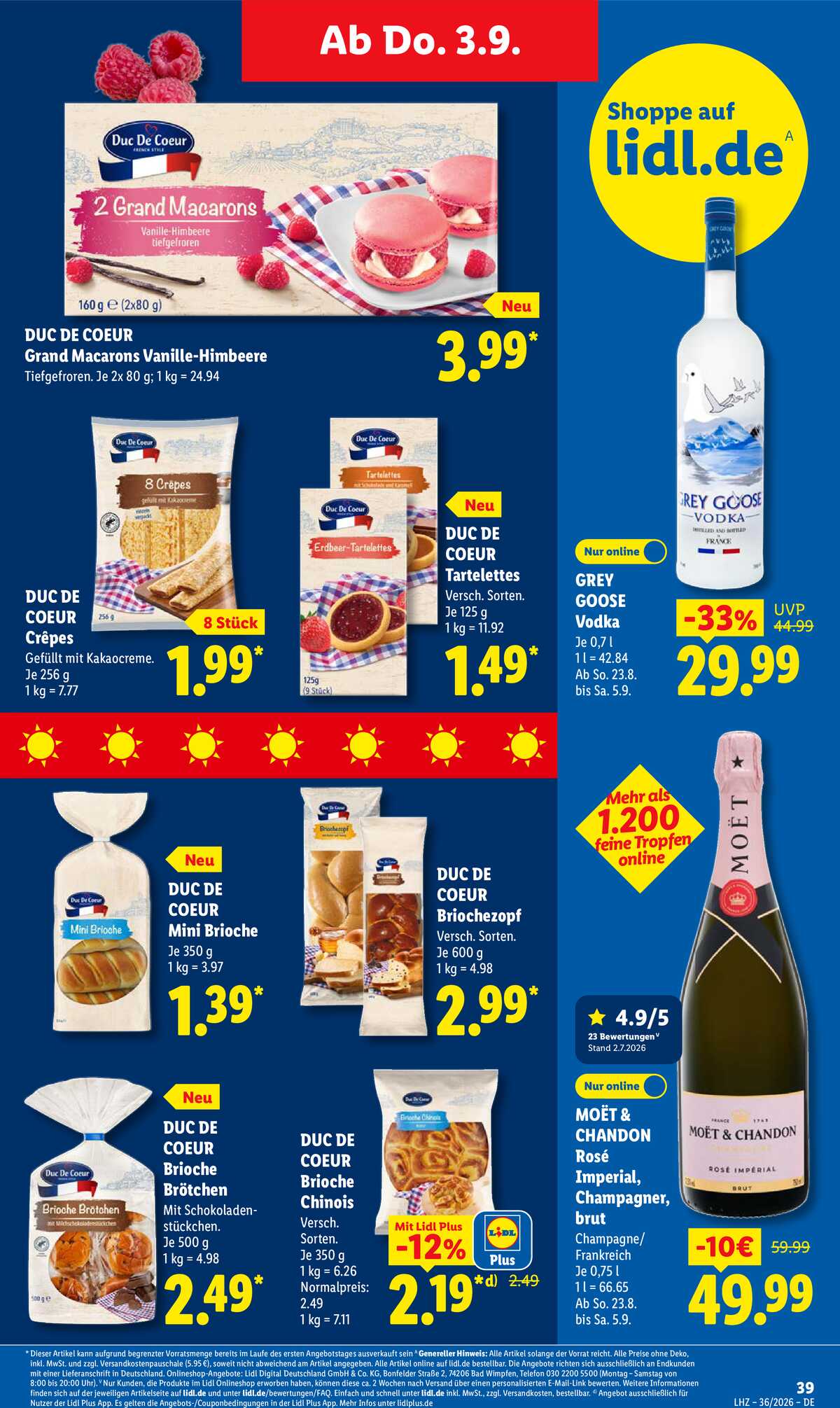 Leták Lidl Německo 31.8.-5.9.2026 strana 59