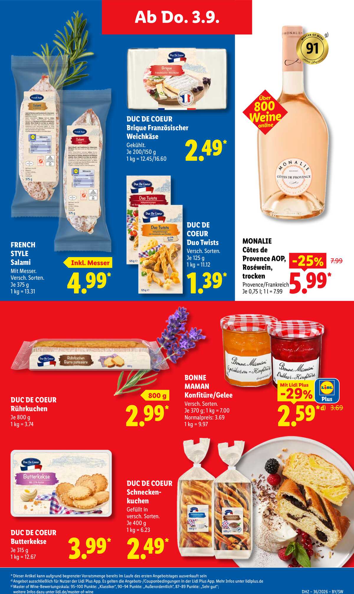 Leták Lidl Německo 31.8.-5.9.2026 strana 61