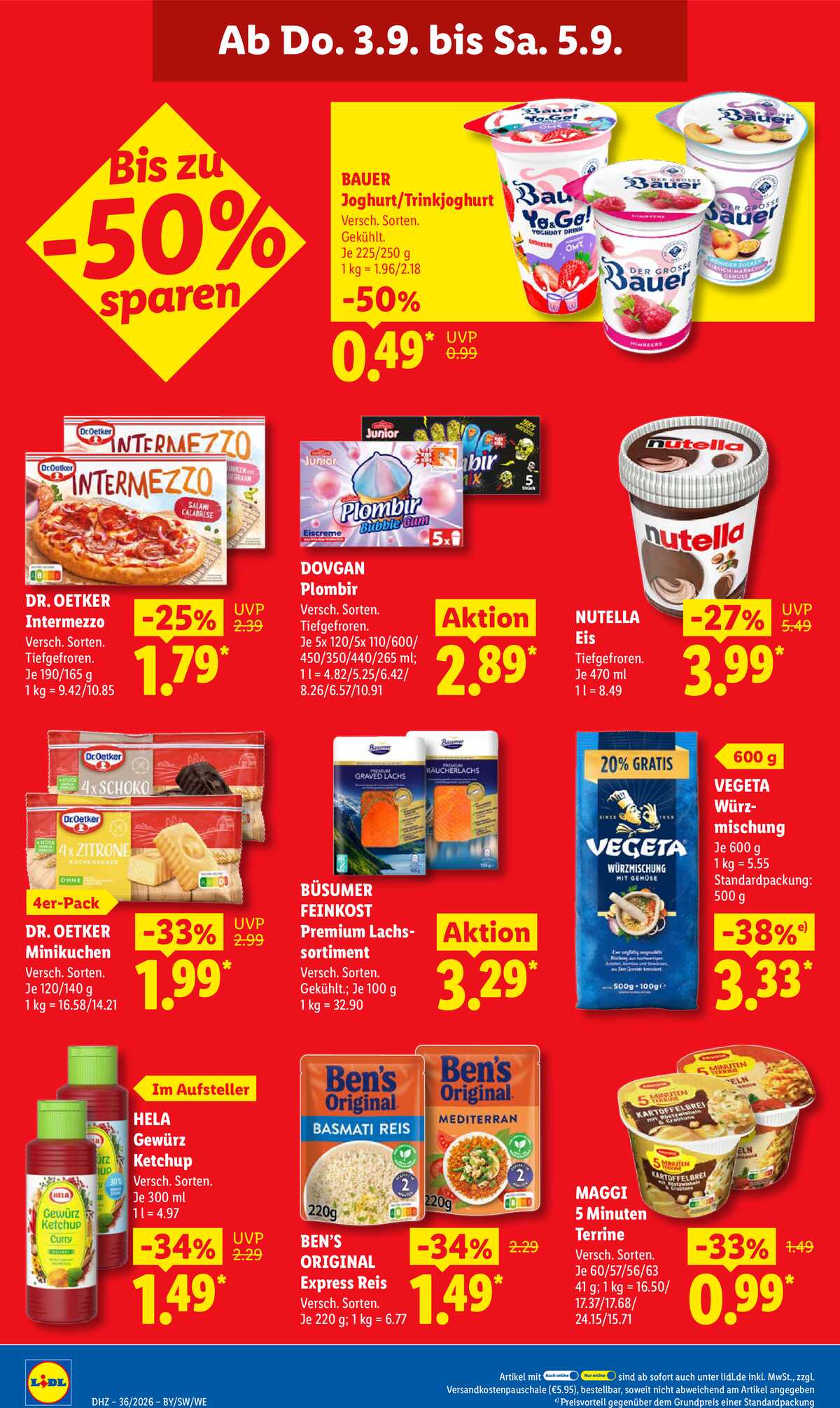 Leták Lidl Německo 31.8.-5.9.2026 strana 70