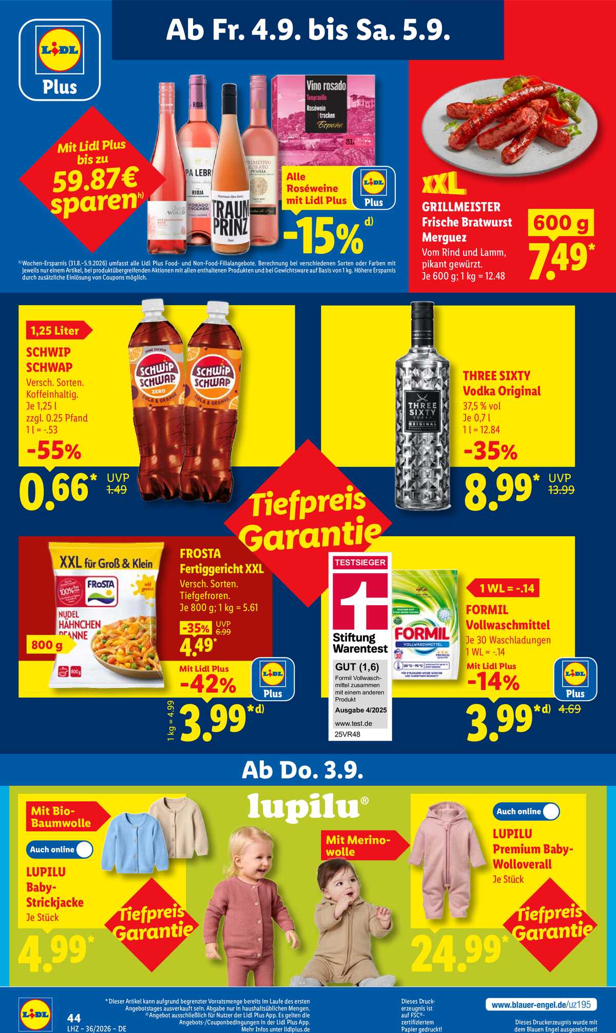 Leták Lidl Německo 31.8.-5.9.2026 strana 72