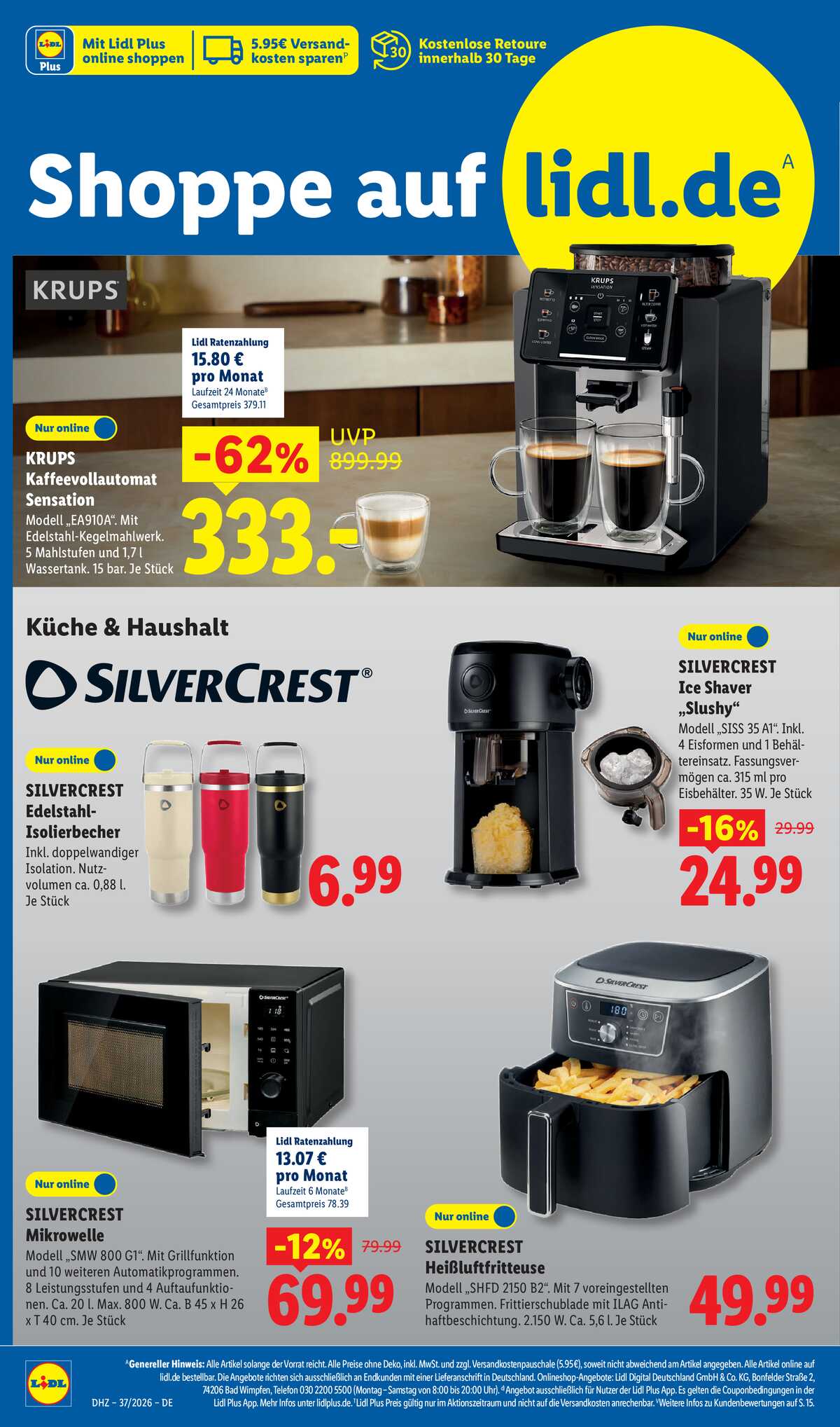 Leták Lidl Německo 7.9.-12.9.2026 strana 2