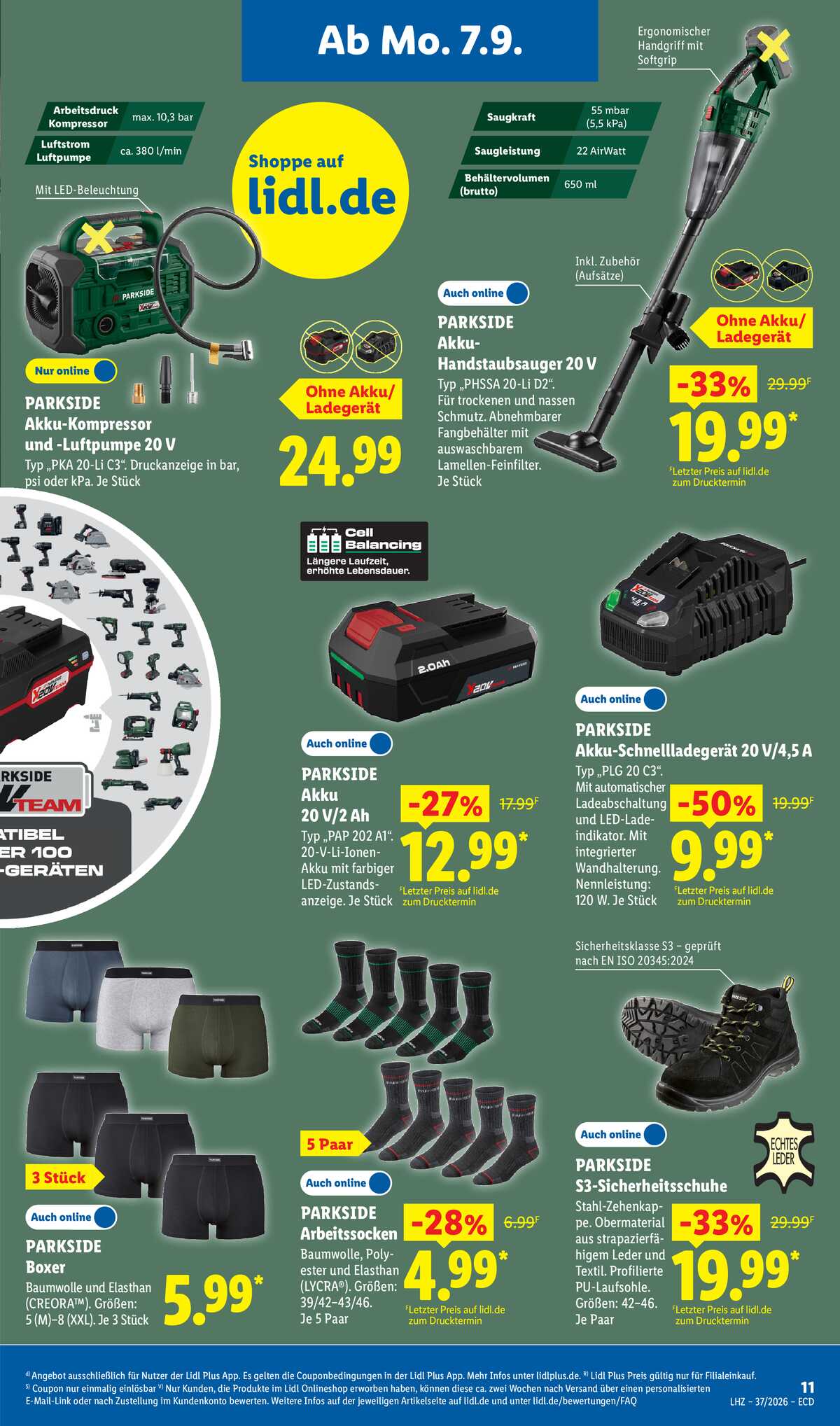 Leták Lidl Německo 7.9.-12.9.2026 strana 7