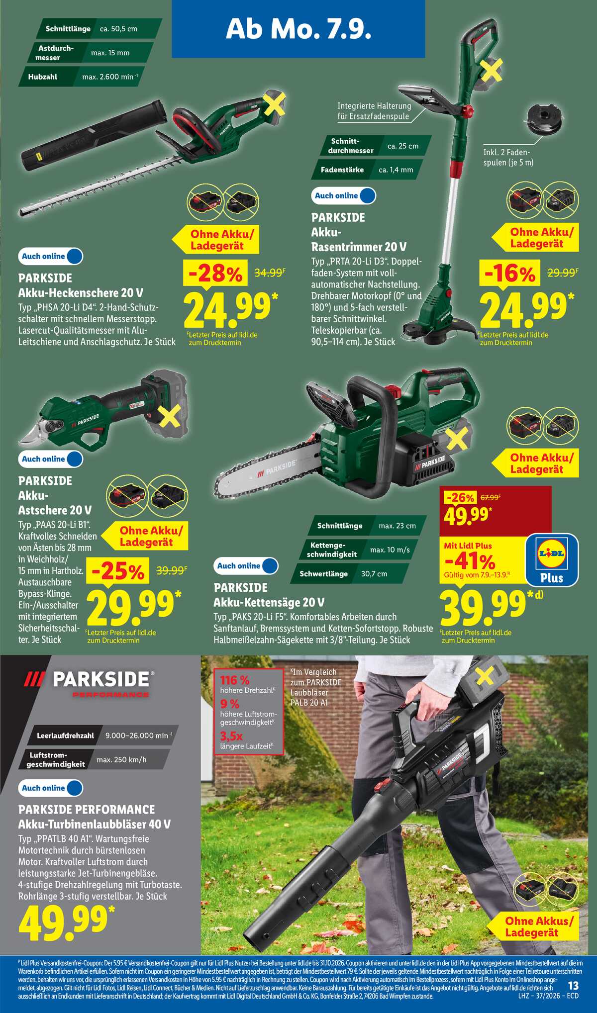 Leták Lidl Německo 7.9.-12.9.2026 strana 9