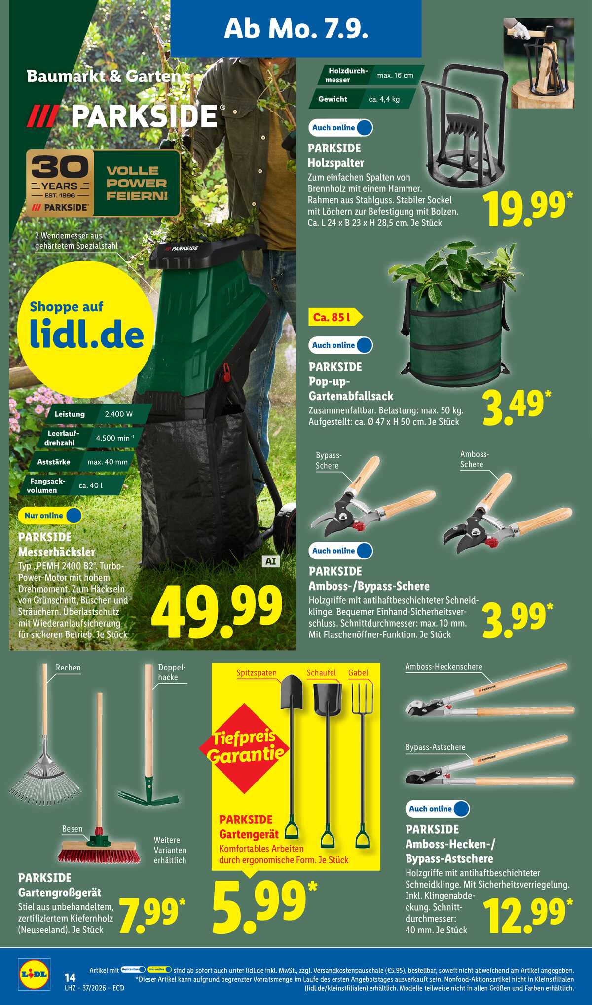 Leták Lidl Německo 7.9.-12.9.2026 strana 10