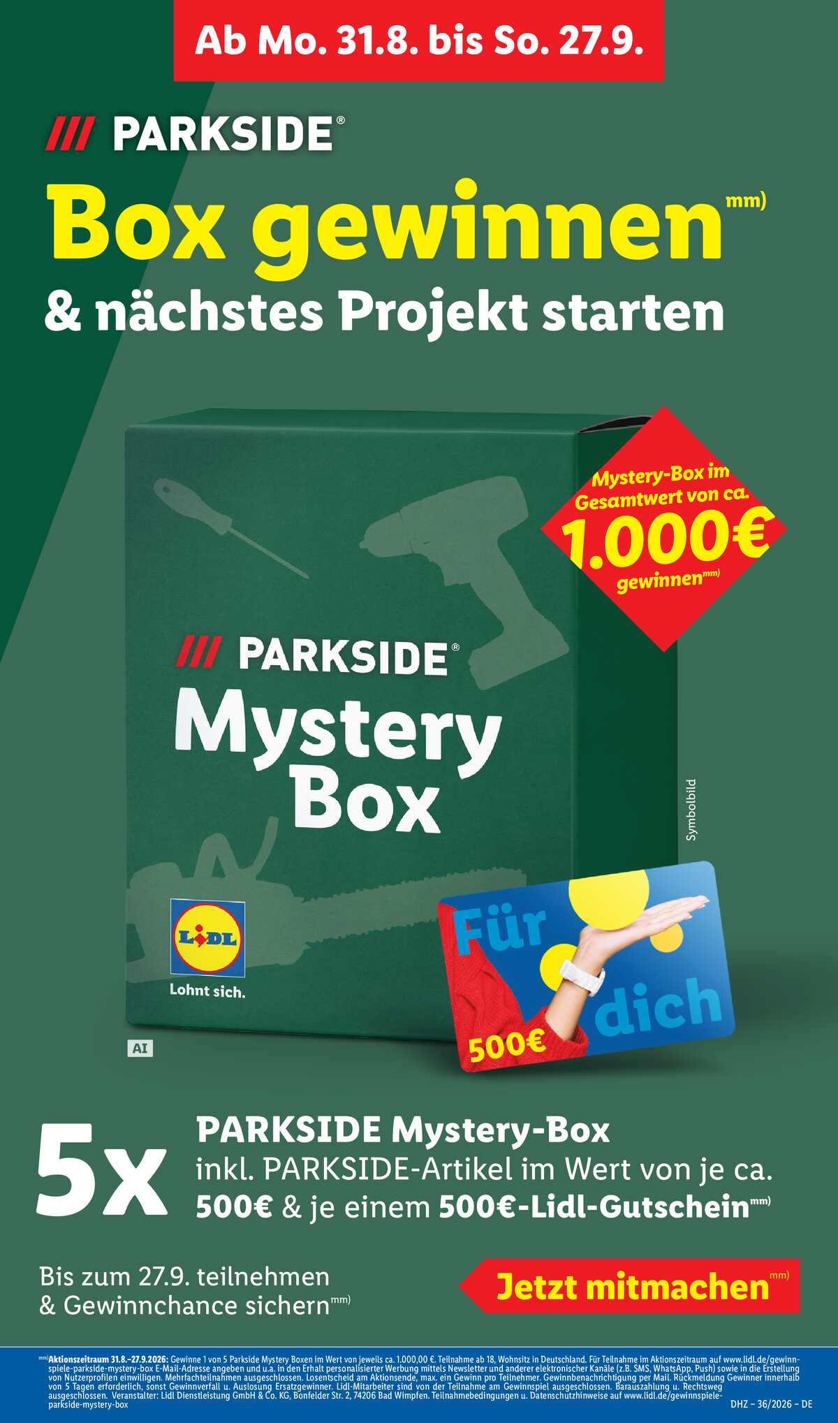 Leták Lidl Německo 7.9.-12.9.2026 strana 15