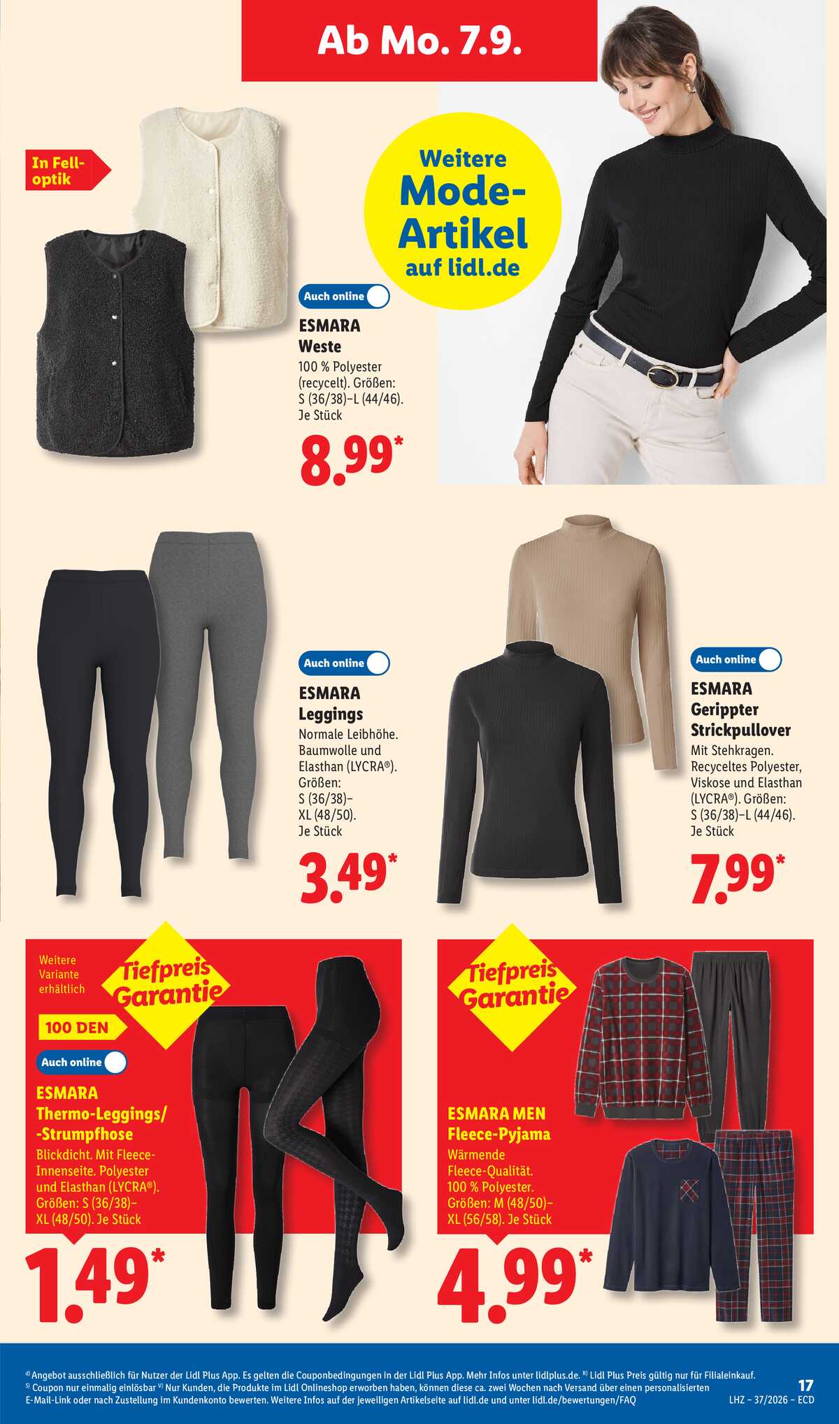 Leták Lidl Německo 7.9.-12.9.2026 strana 17