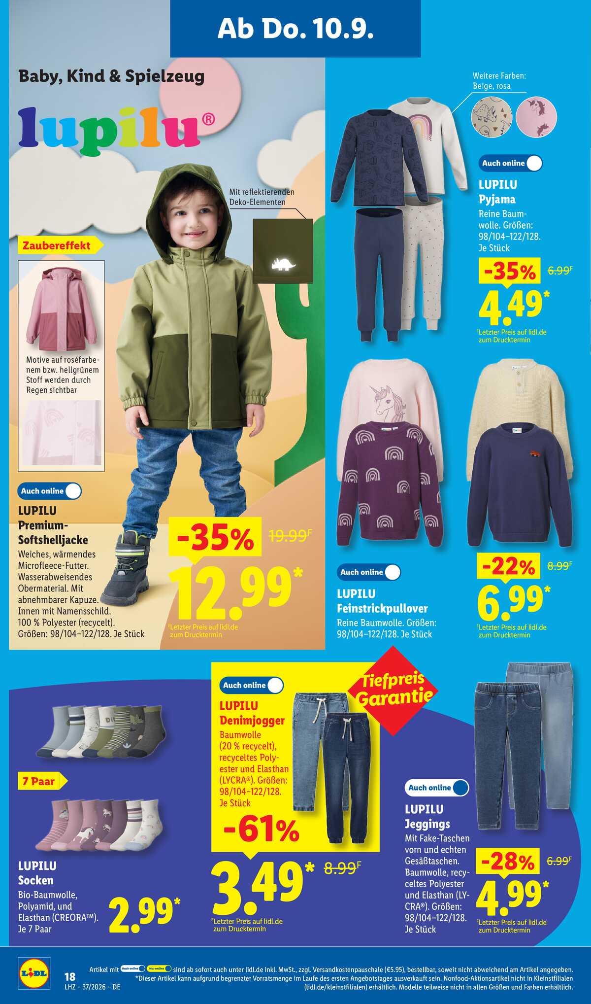 Leták Lidl Německo 7.9.-12.9.2026 strana 18