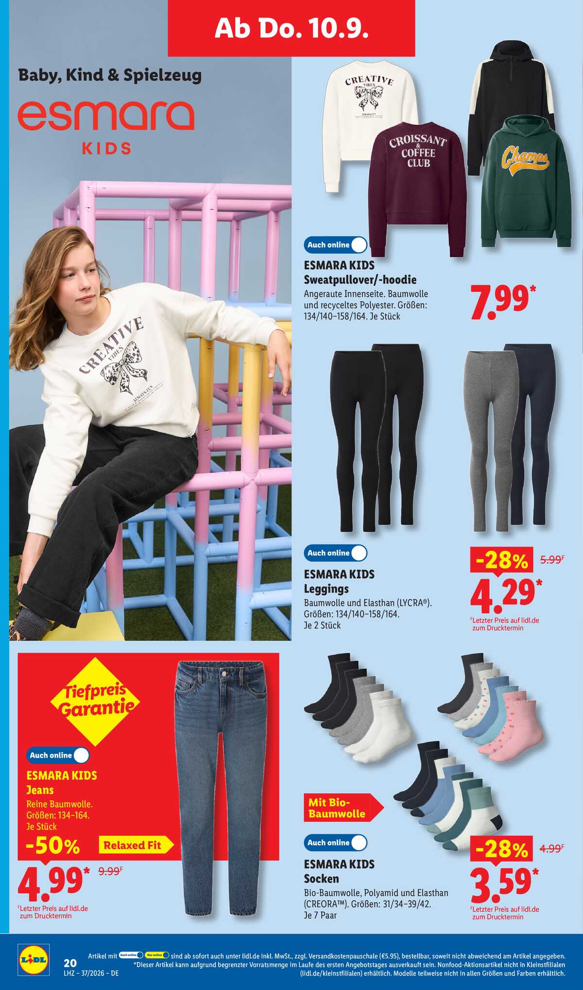 Leták Lidl Německo 7.9.-12.9.2026 strana 20