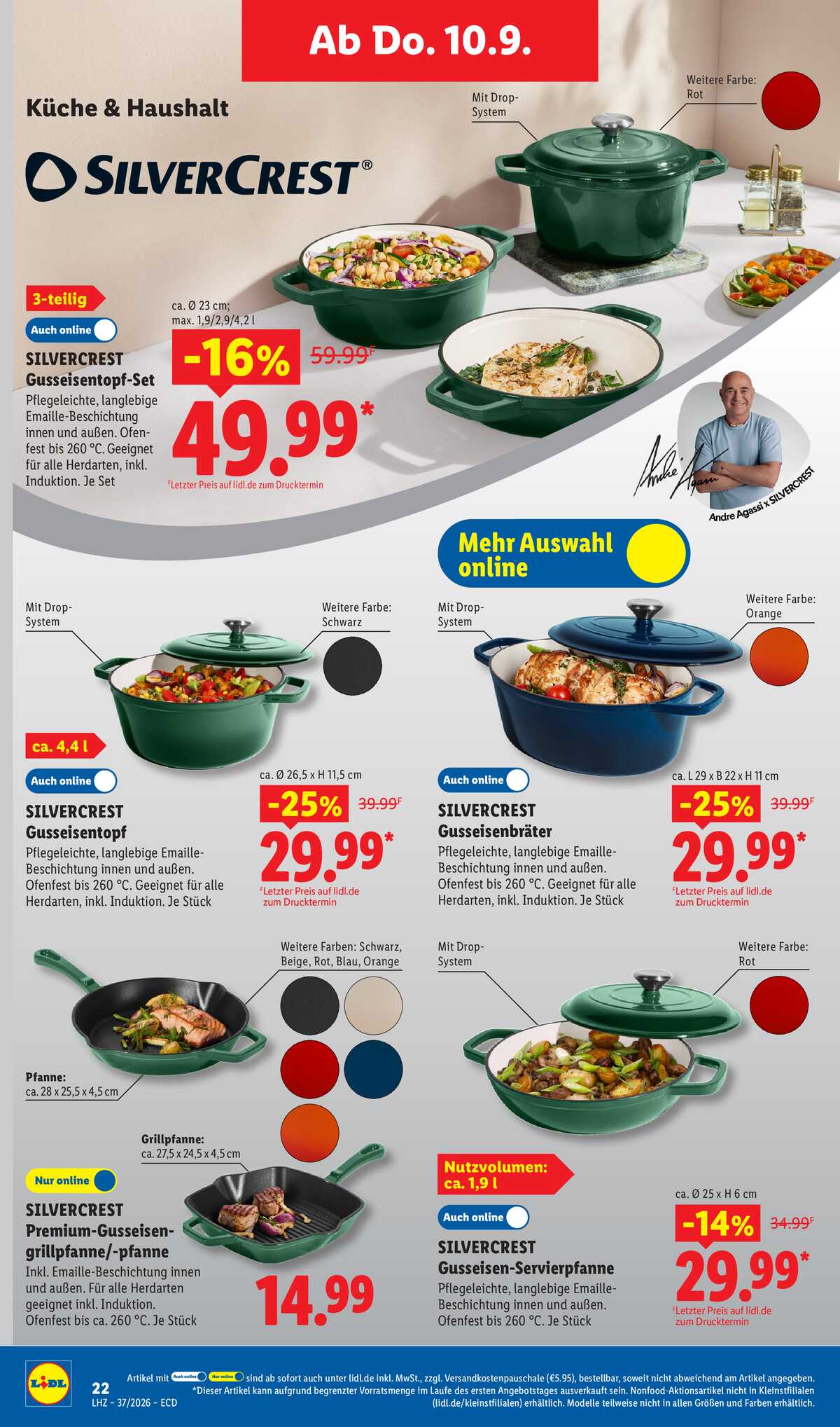 Leták Lidl Německo 7.9.-12.9.2026 strana 22