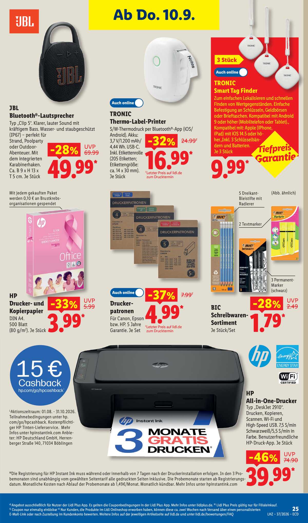 Leták Lidl Německo 7.9.-12.9.2026 strana 25