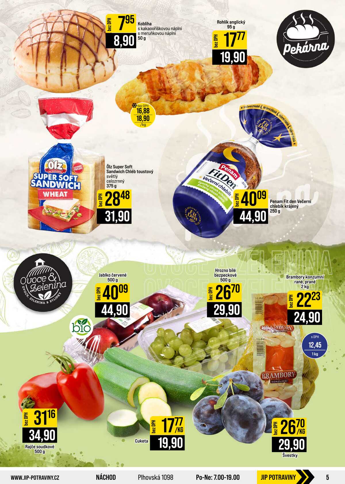 JIP Cash & Carry České Budějovice, Most, Náchod, Polička, Sušice a Svoboda nad Úpou od 26.8. do 1.9.2026 strana 5