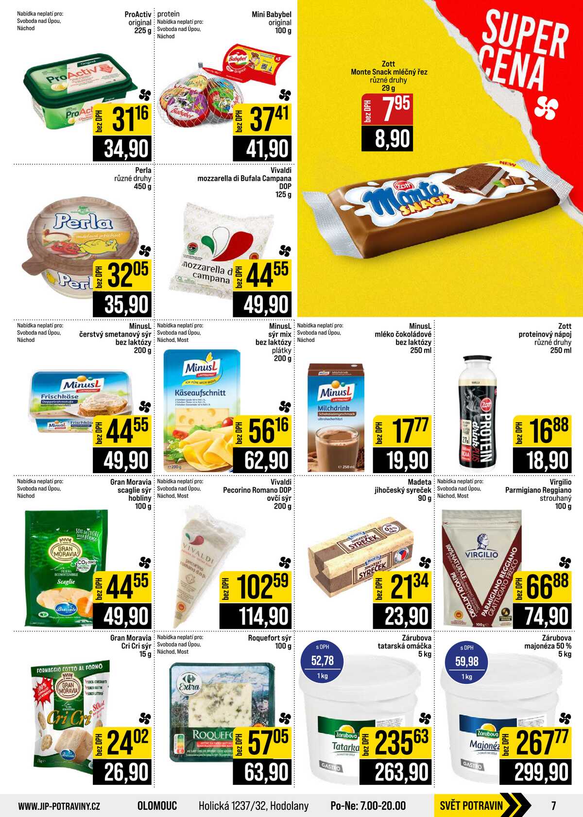 JIP Cash & Carry České Budějovice, Most, Náchod, Polička, Sušice a Svoboda nad Úpou od 26.8. do 1.9.2026 strana 7