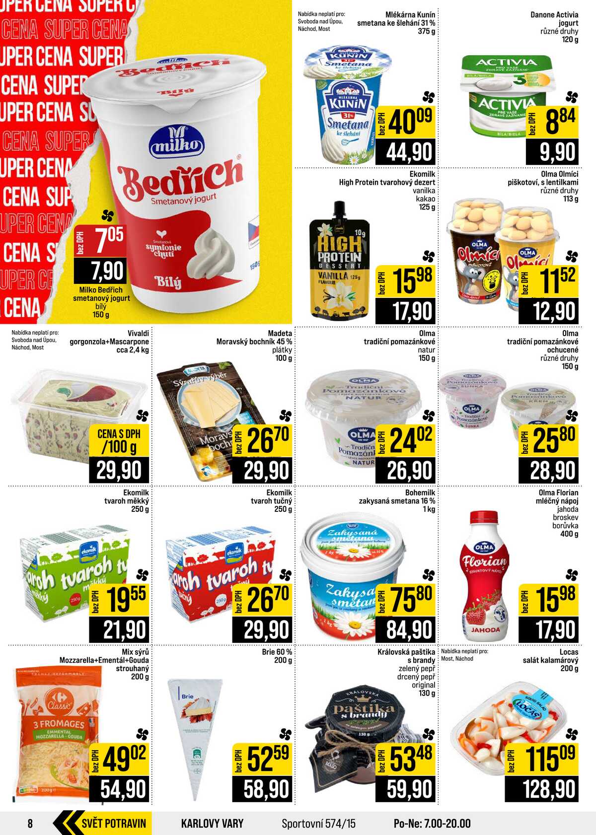 JIP Cash & Carry České Budějovice, Most, Náchod, Polička, Sušice a Svoboda nad Úpou od 26.8. do 1.9.2026 strana 8