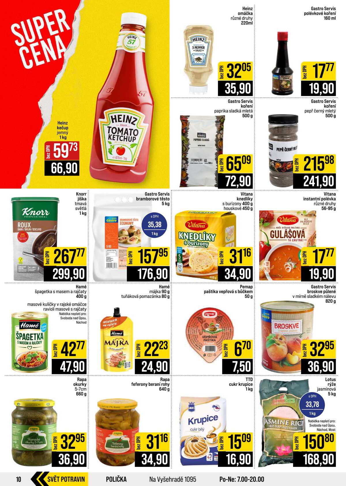 JIP Cash & Carry České Budějovice, Most, Náchod, Polička, Sušice a Svoboda nad Úpou od 26.8. do 1.9.2026 strana 10