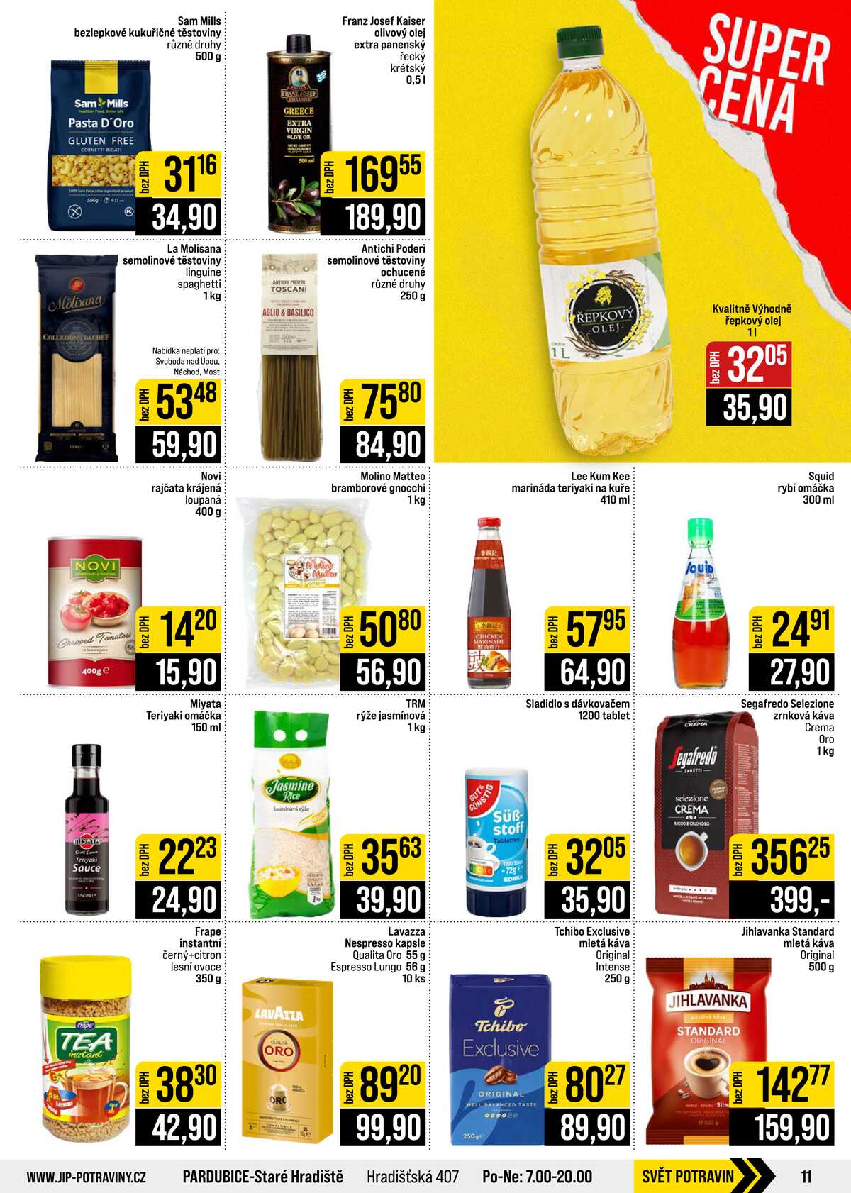 JIP Cash & Carry České Budějovice, Most, Náchod, Polička, Sušice a Svoboda nad Úpou od 26.8. do 1.9.2026 strana 11