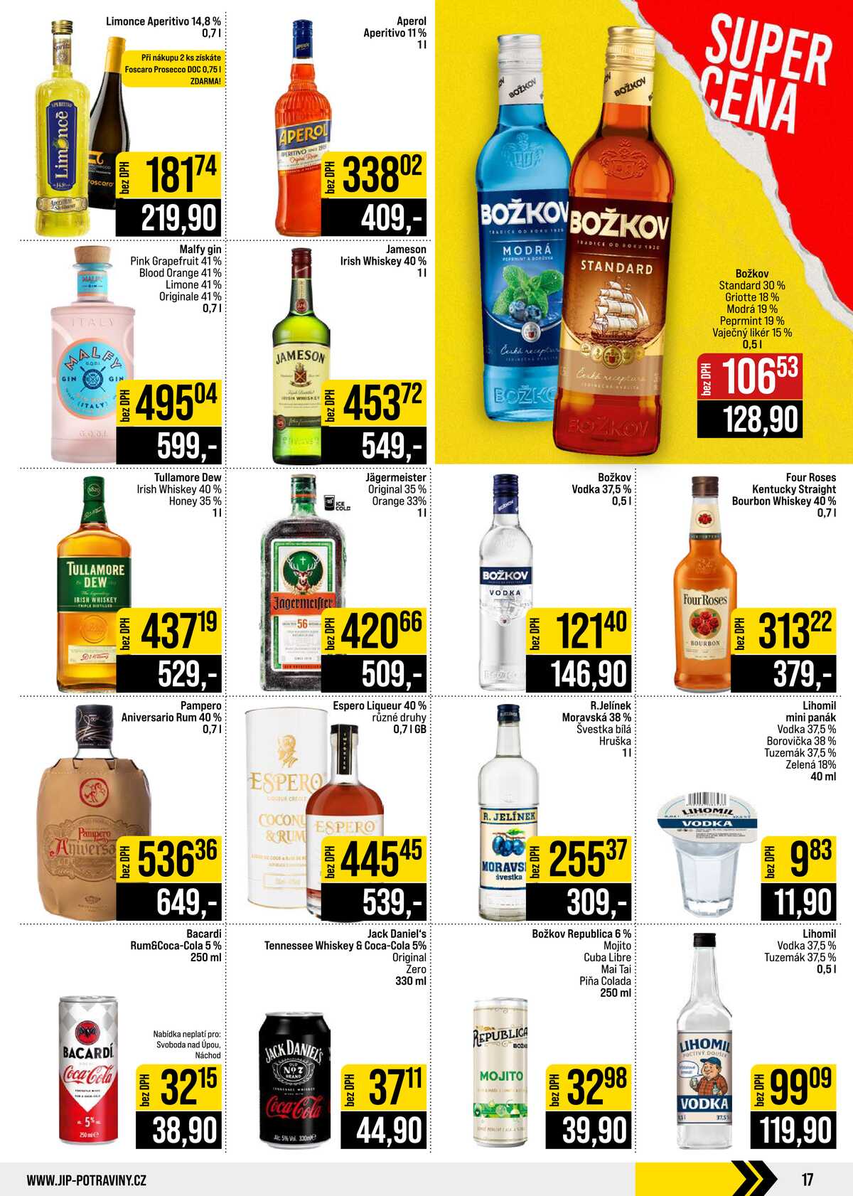 JIP Cash & Carry České Budějovice, Most, Náchod, Polička, Sušice a Svoboda nad Úpou od 26.8. do 1.9.2026 strana 17