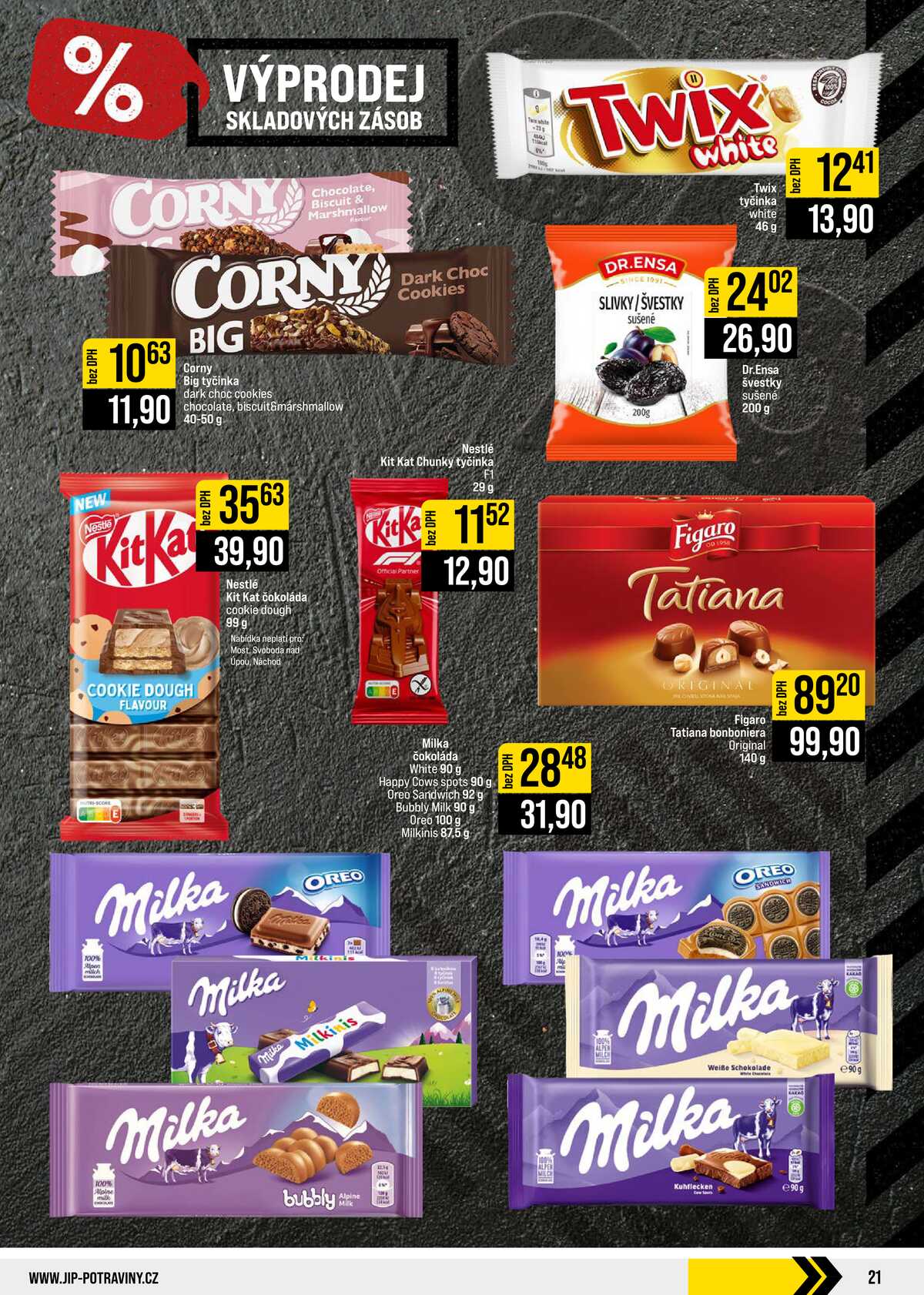 JIP Cash & Carry České Budějovice, Most, Náchod, Polička, Sušice a Svoboda nad Úpou od 26.8. do 1.9.2026 strana 21