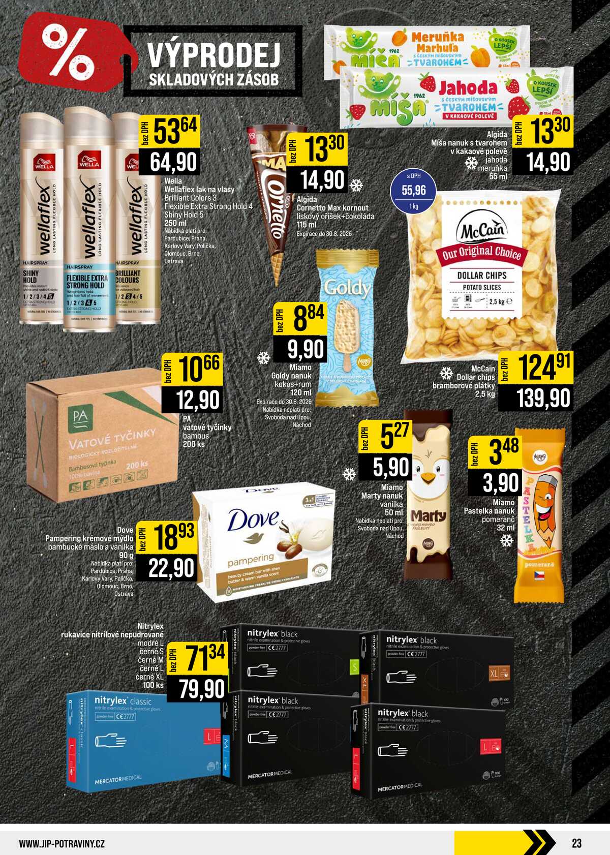 JIP Cash & Carry České Budějovice, Most, Náchod, Polička, Sušice a Svoboda nad Úpou od 26.8. do 1.9.2026 strana 23