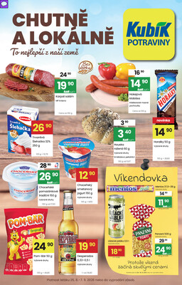 Kubík potraviny letáky