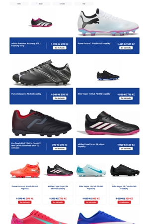Intersport Kopačky a míče - 27. 8. 2026
