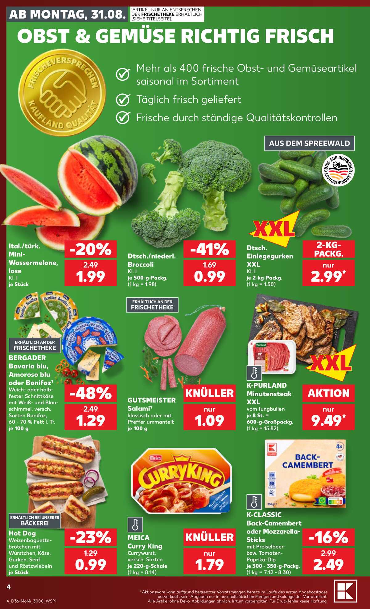 Leták Kaufland Německo 31.8.-2.9.2026 strana 4