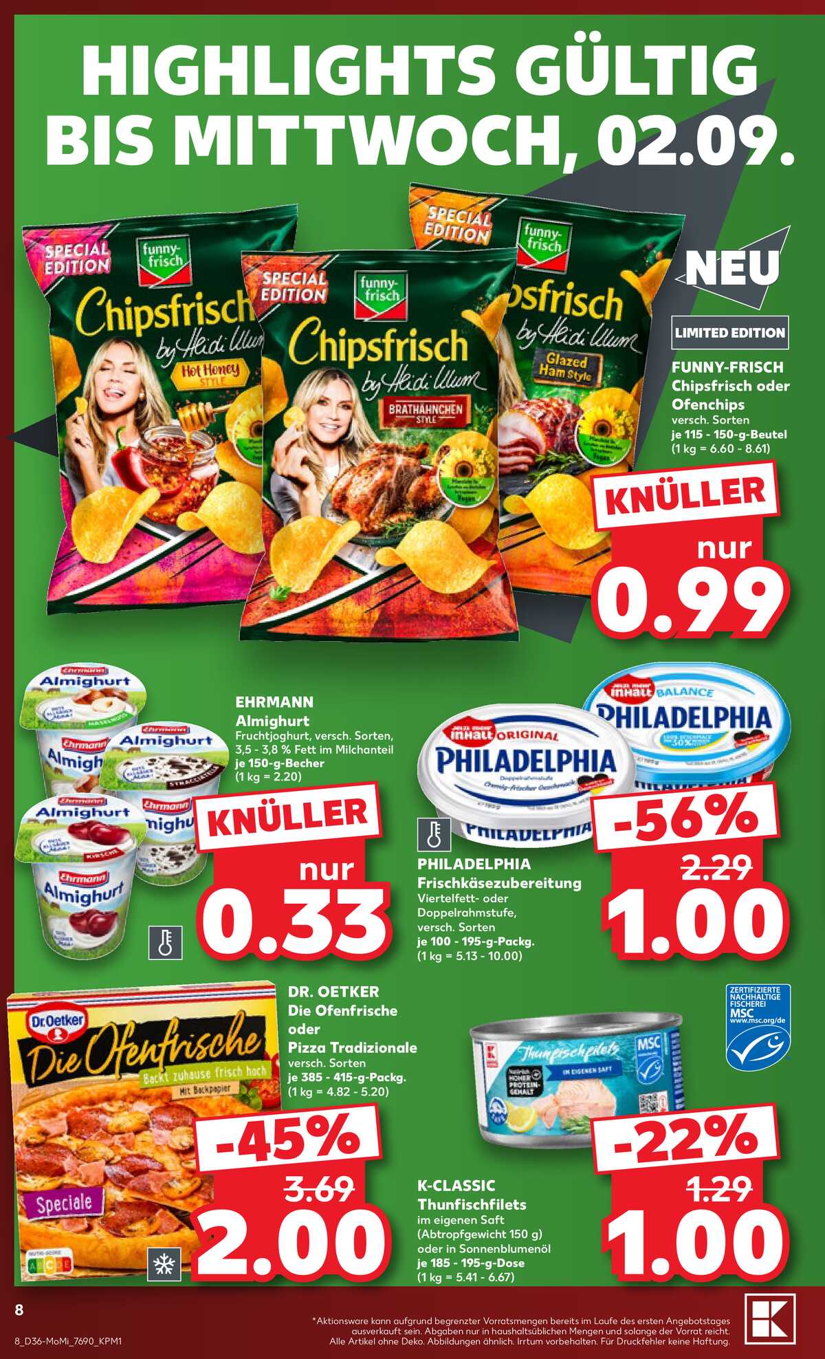 Leták Kaufland Německo 31.8.-2.9.2026 strana 8