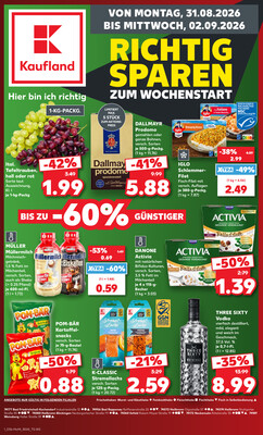 Leták Kaufland Německo 31.8.-2.9.2026