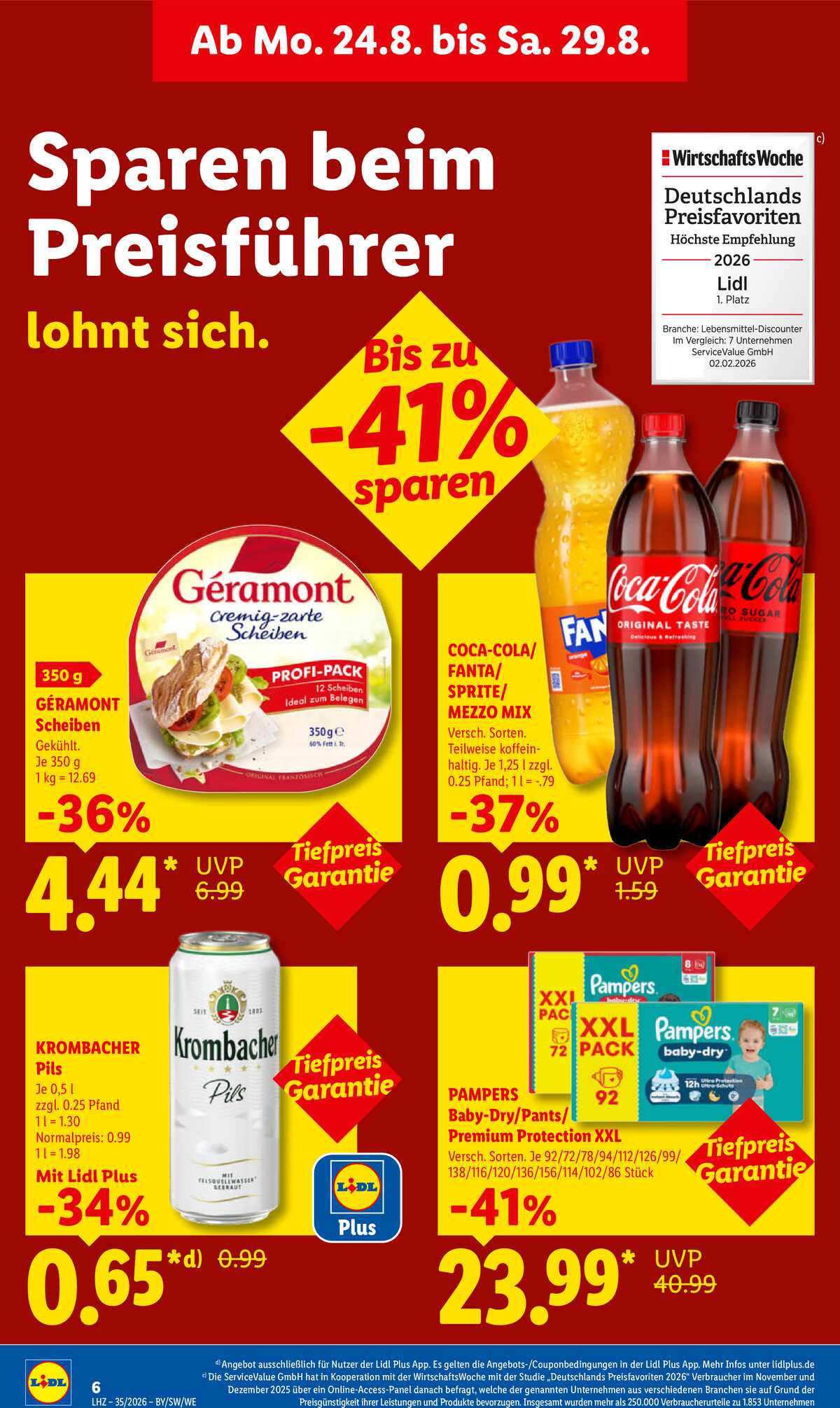 Leták Lidl Německo 24.8.-29.8.2026 strana 18