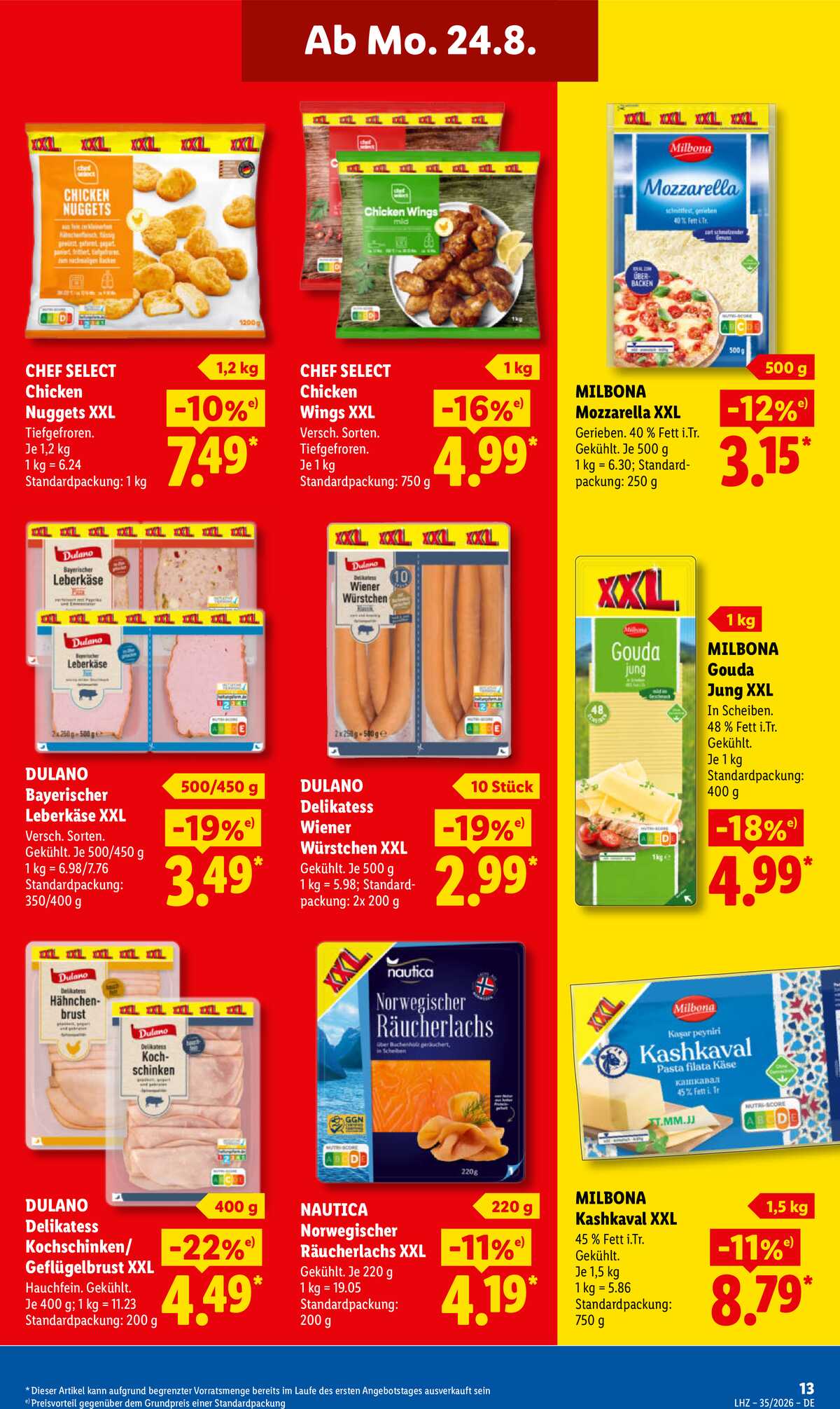 Leták Lidl Německo 24.8.-29.8.2026 strana 25