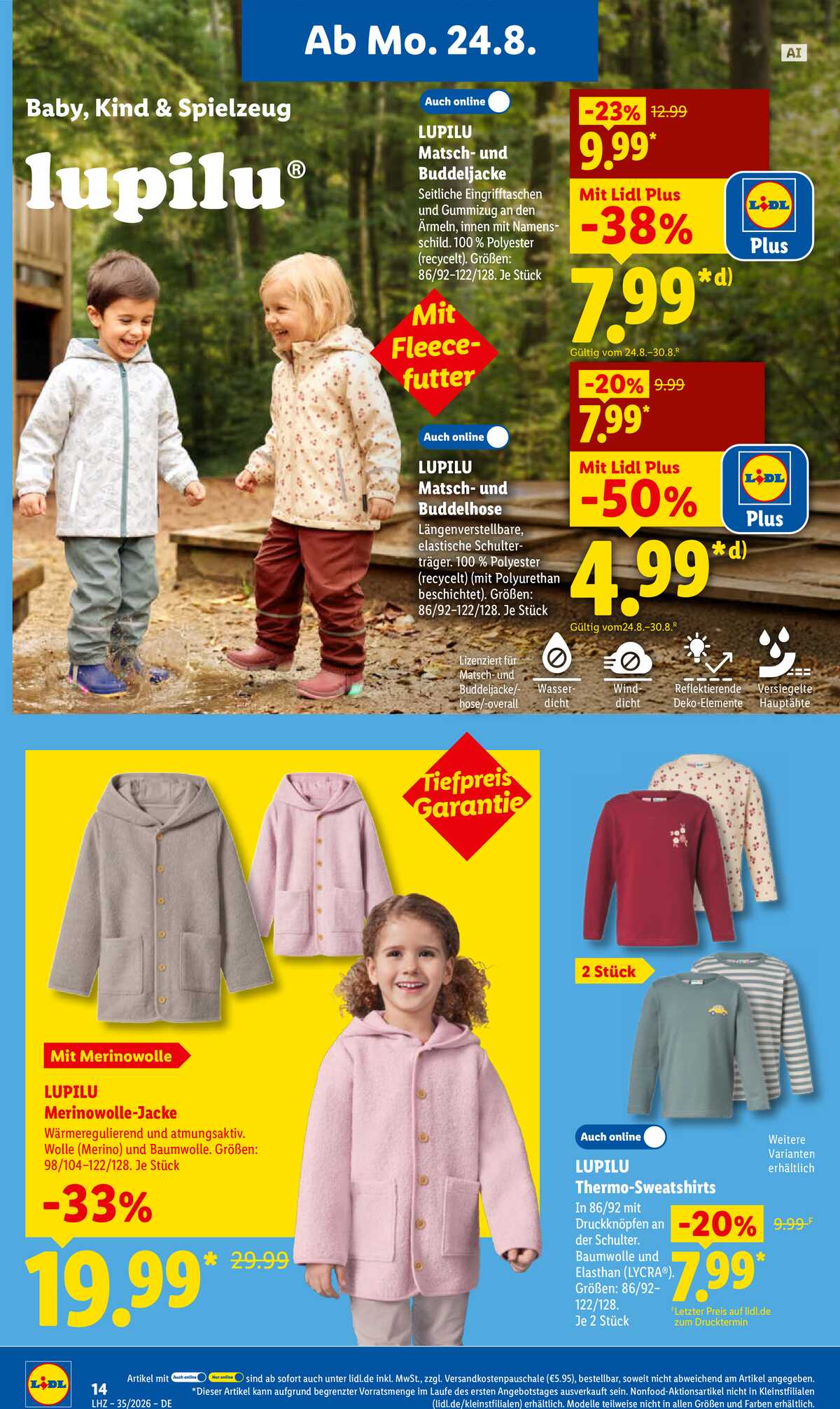 Leták Lidl Německo 24.8.-29.8.2026 strana 32