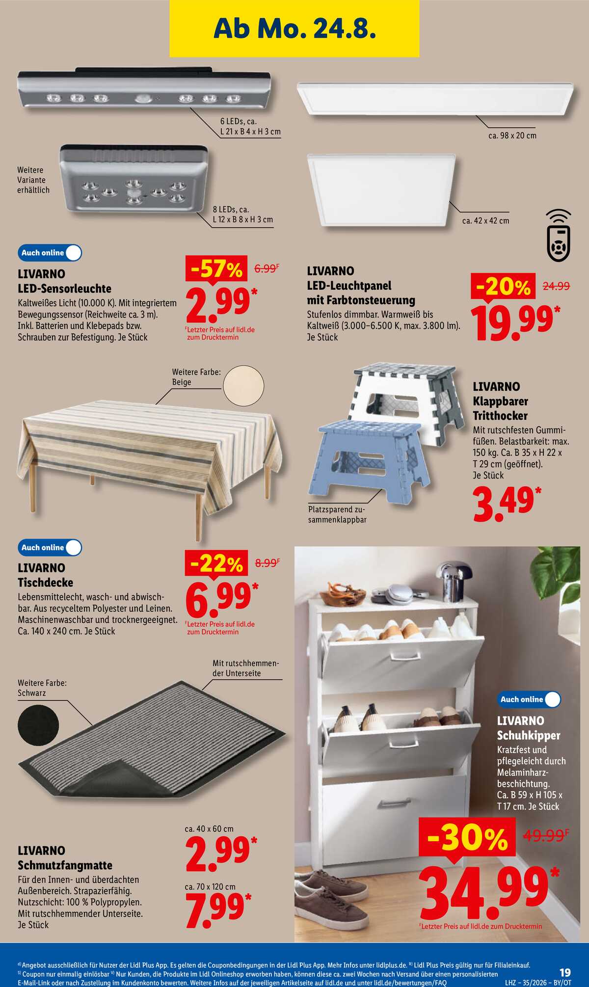 Leták Lidl Německo 24.8.-29.8.2026 strana 39