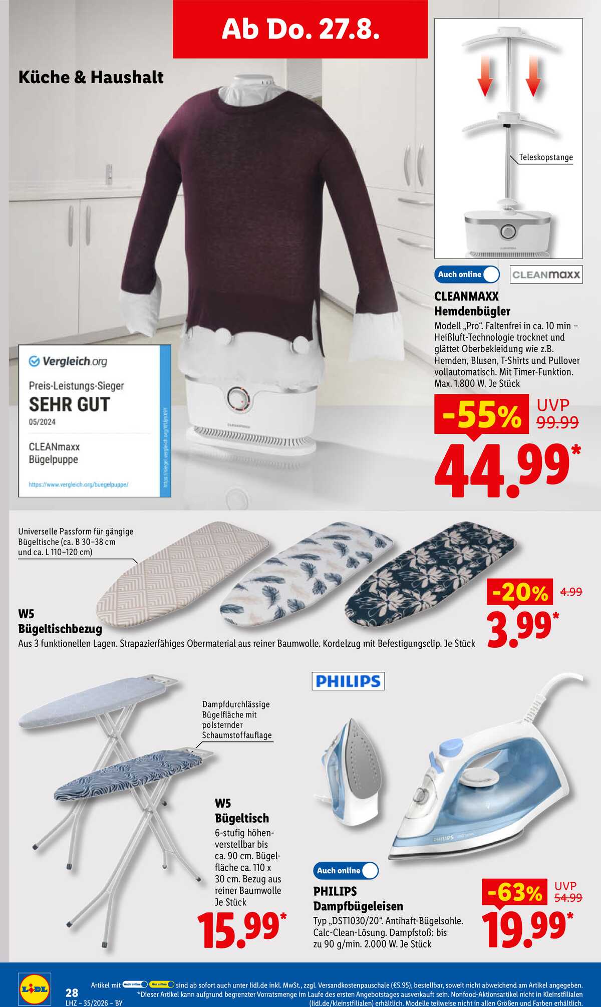 Leták Lidl Německo 24.8.-29.8.2026 strana 50