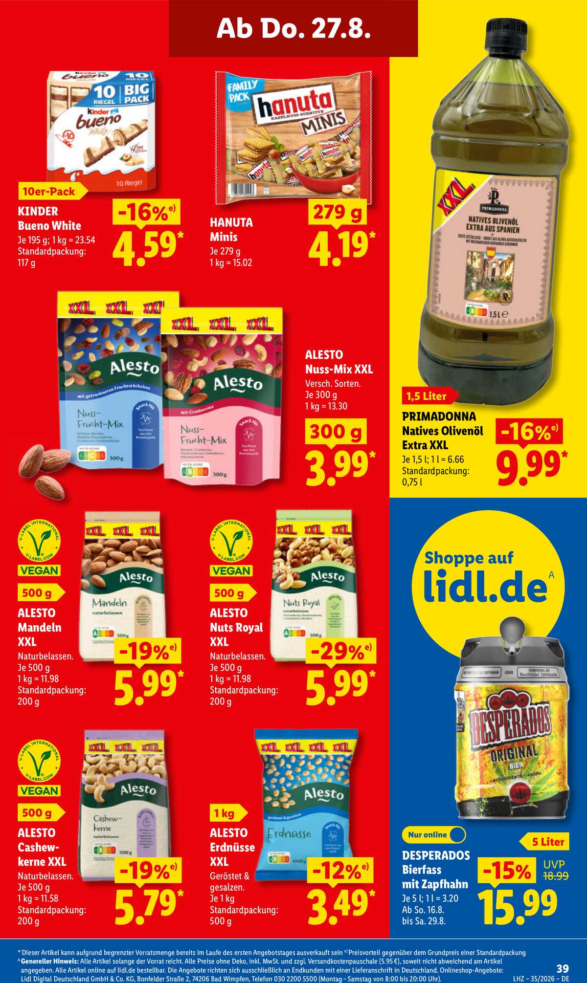 Leták Lidl Německo 24.8.-29.8.2026 strana 61