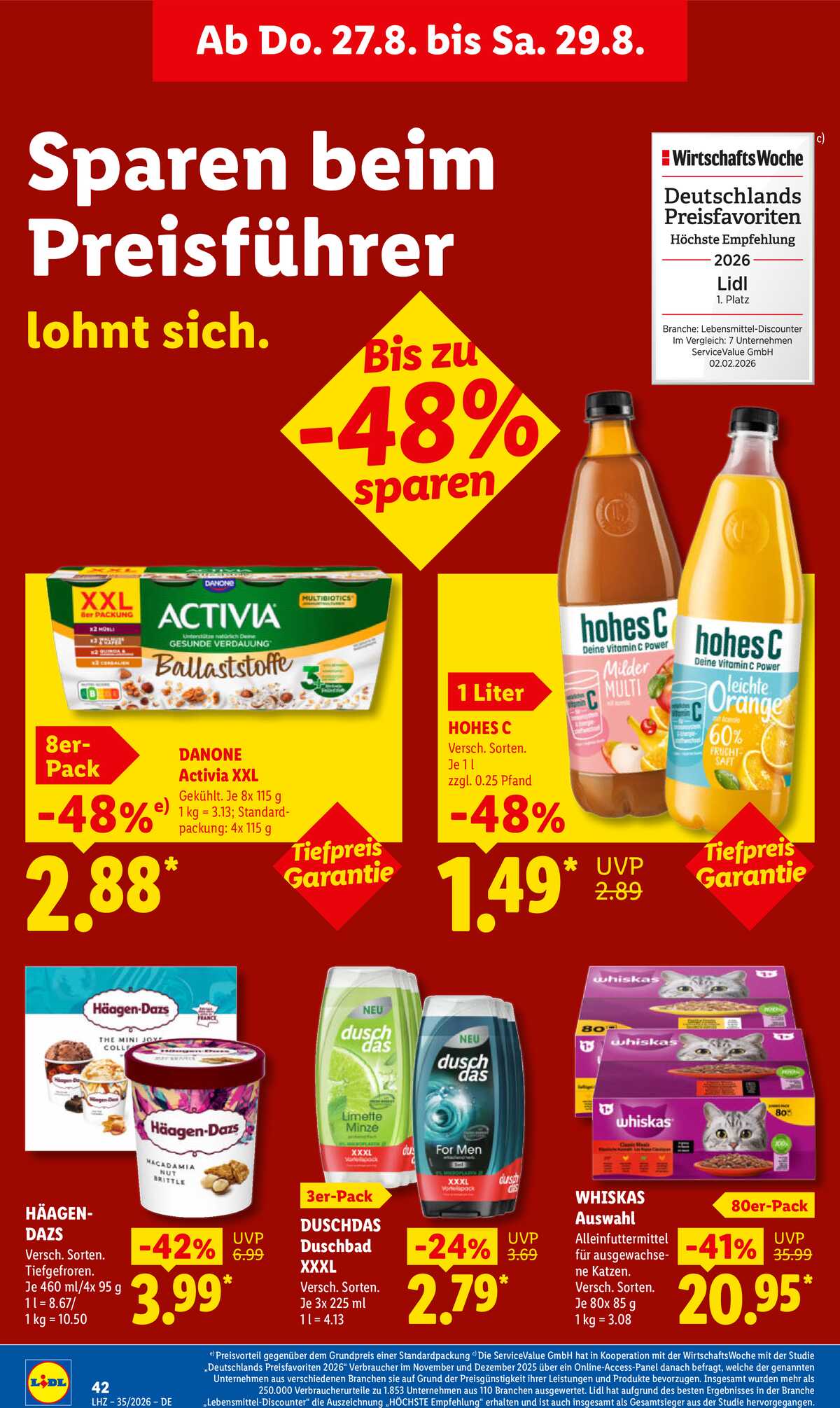 Leták Lidl Německo 24.8.-29.8.2026 strana 66